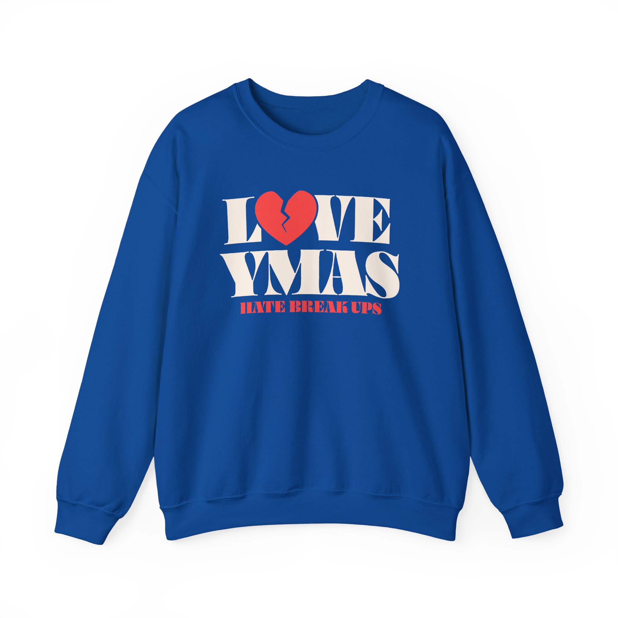 You Me at Six Love Ymas, Hate Breakups Unisex Heavy Blendâ„¢ Crewneck Sweatshirt