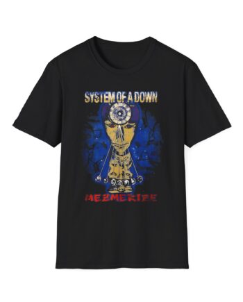 System of a Down Mezmerize Faded Cover Unisex Softstyle T-Shirt