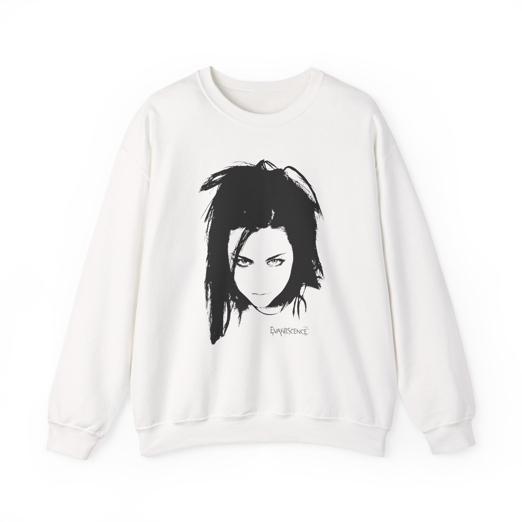 Evanescence Amy Face Unisex Heavy Blendâ„¢ Crewneck Sweatshirt