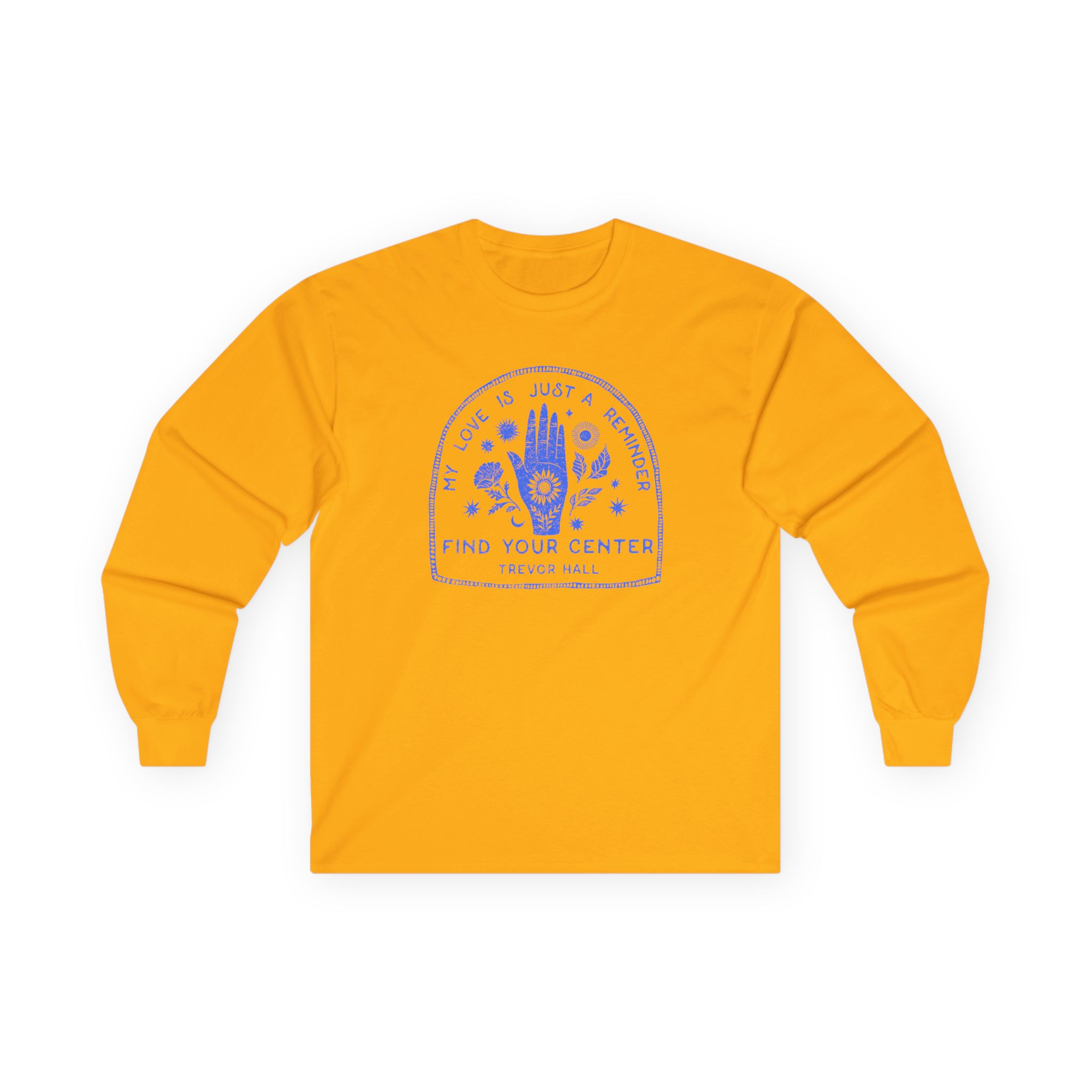 Trevor Hall Find Your Center Unisex Ultra Cotton Long Sleeve Tee