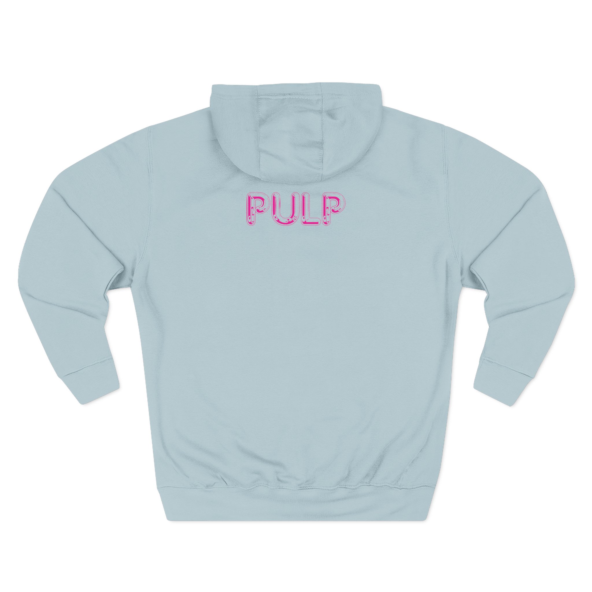 Pulp Let’s All Meet Up Ecru Three-Panel Fleece Hoodie