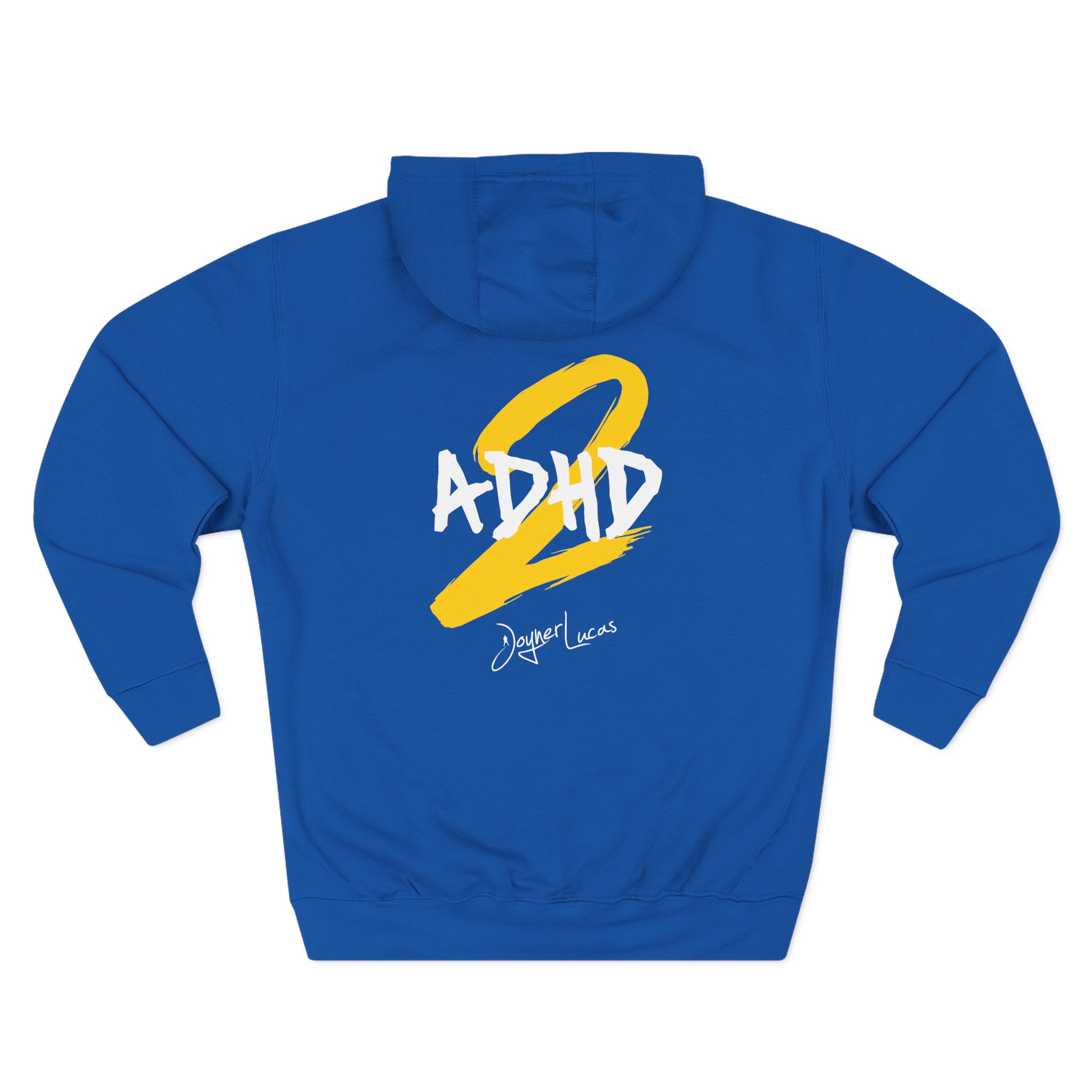 Joyner Adhd2 Logo Three-Panel Fleece Hoodie
