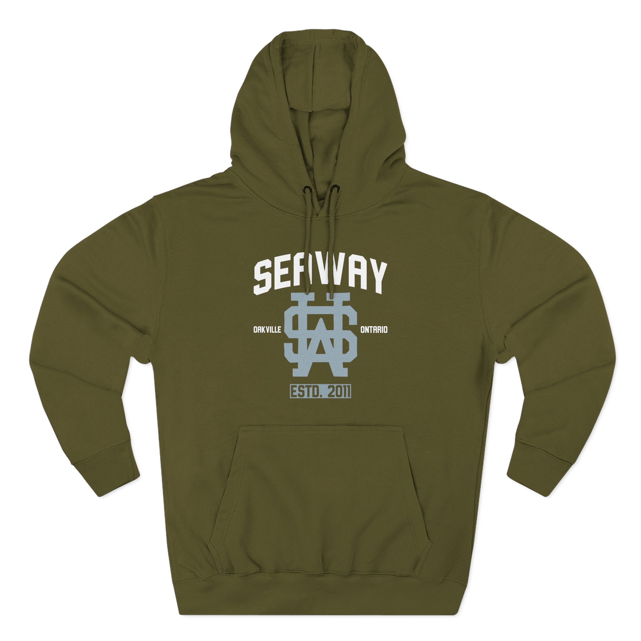 Seaway Monogram Three-Panel Fleece Hoodie
