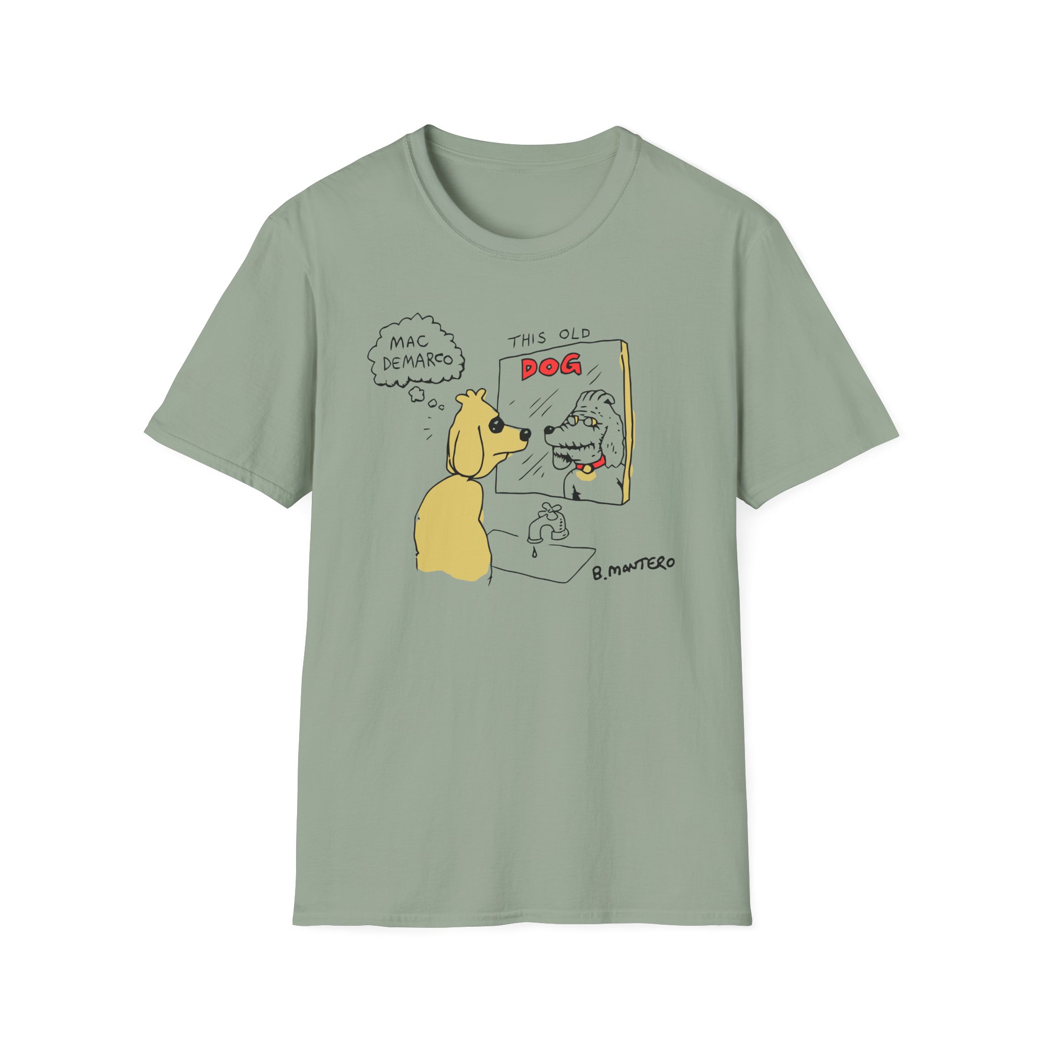 Mac Demarco Dog Mirror Unisex Softstyle T-Shirt