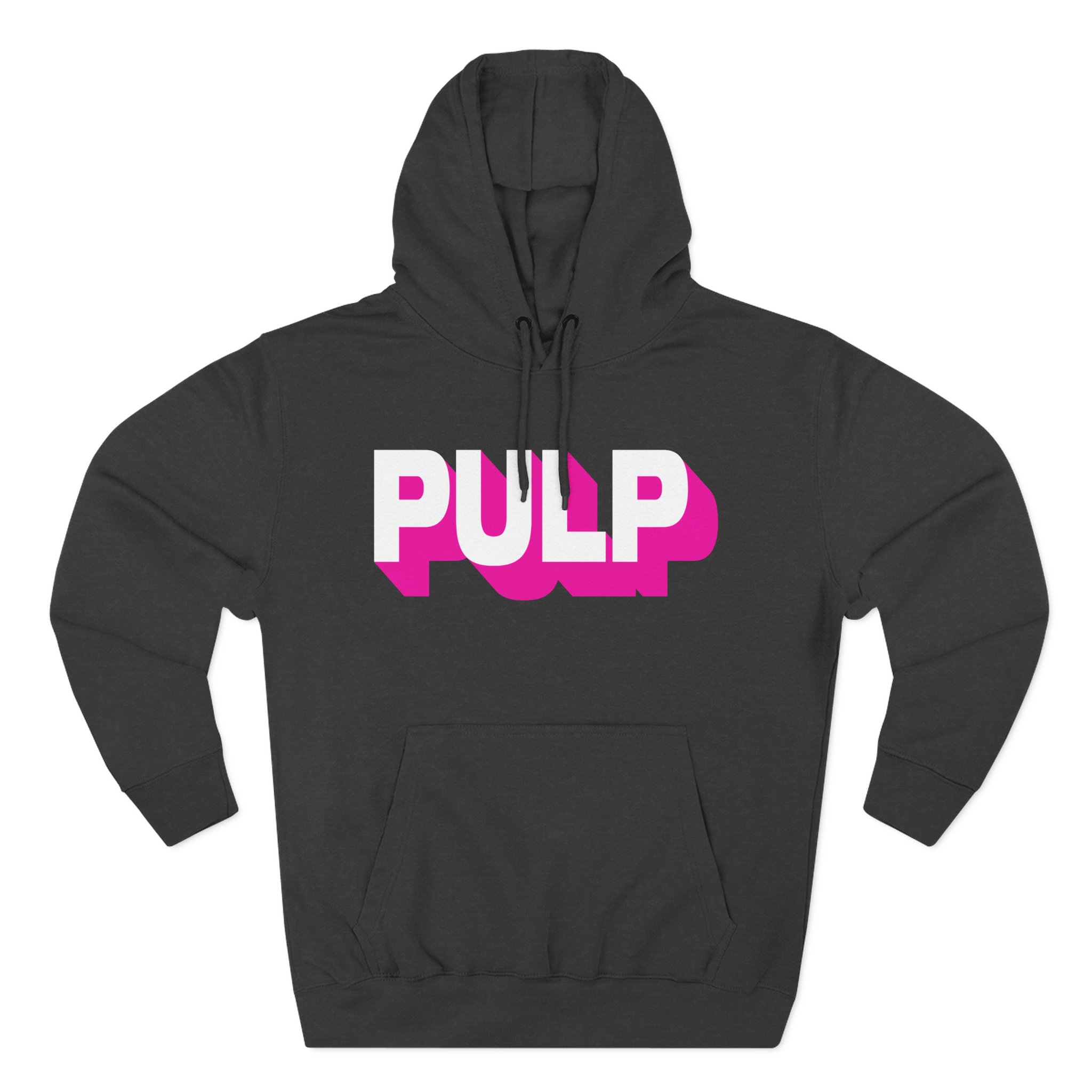Pulp Logo Three-Panel Fleece Hoodie