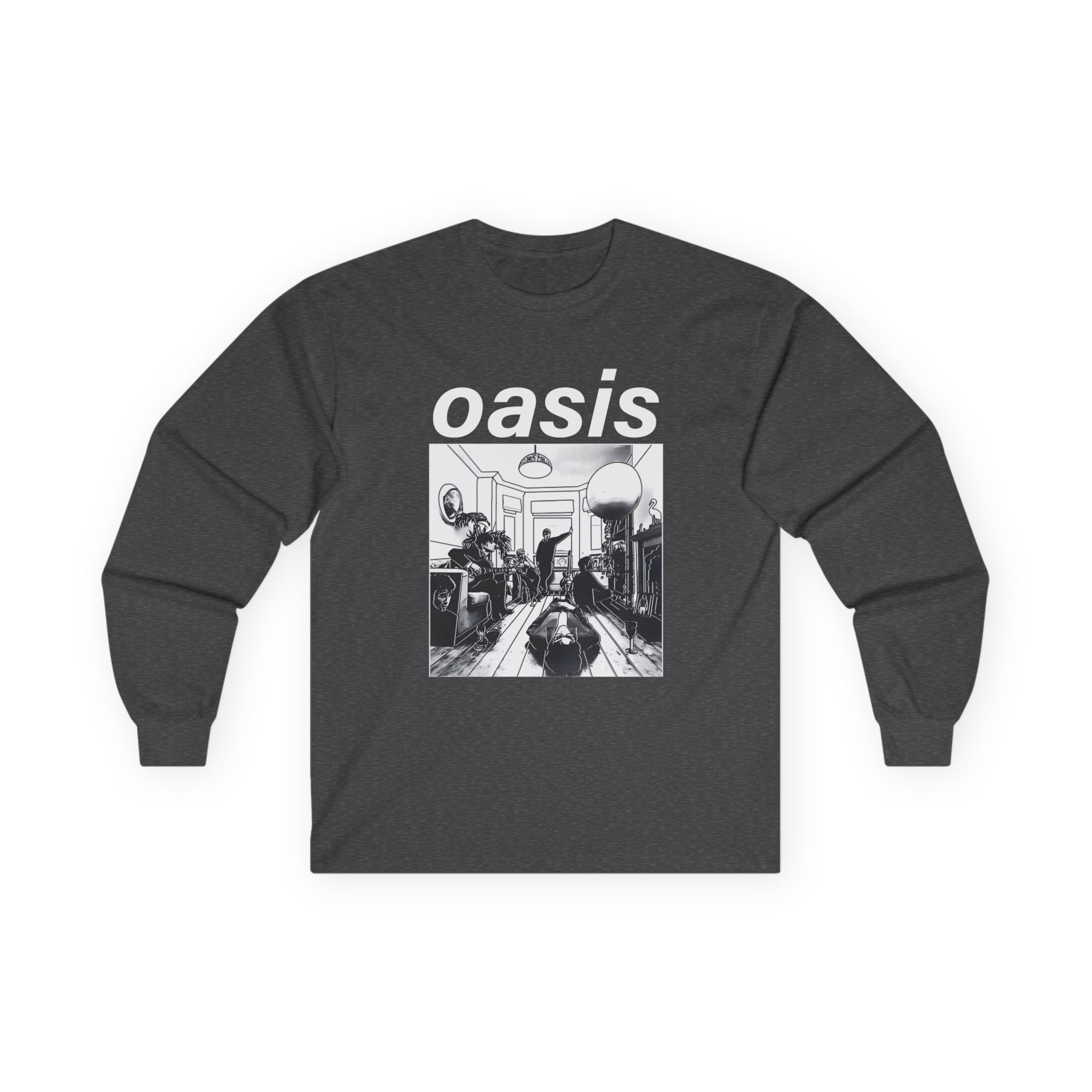 Oasis Definitely Maybe Artwork Unisex Ultra Cotton Long Sleeve Tee