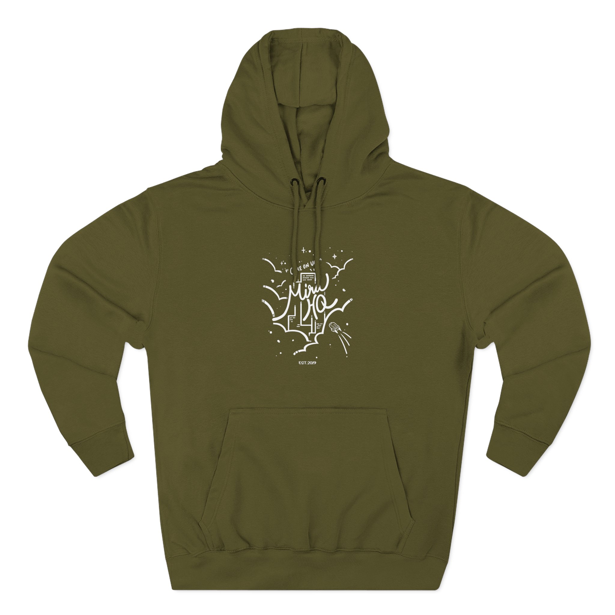 Among Us Come on Up to Mira Hq Three-Panel Fleece Hoodie