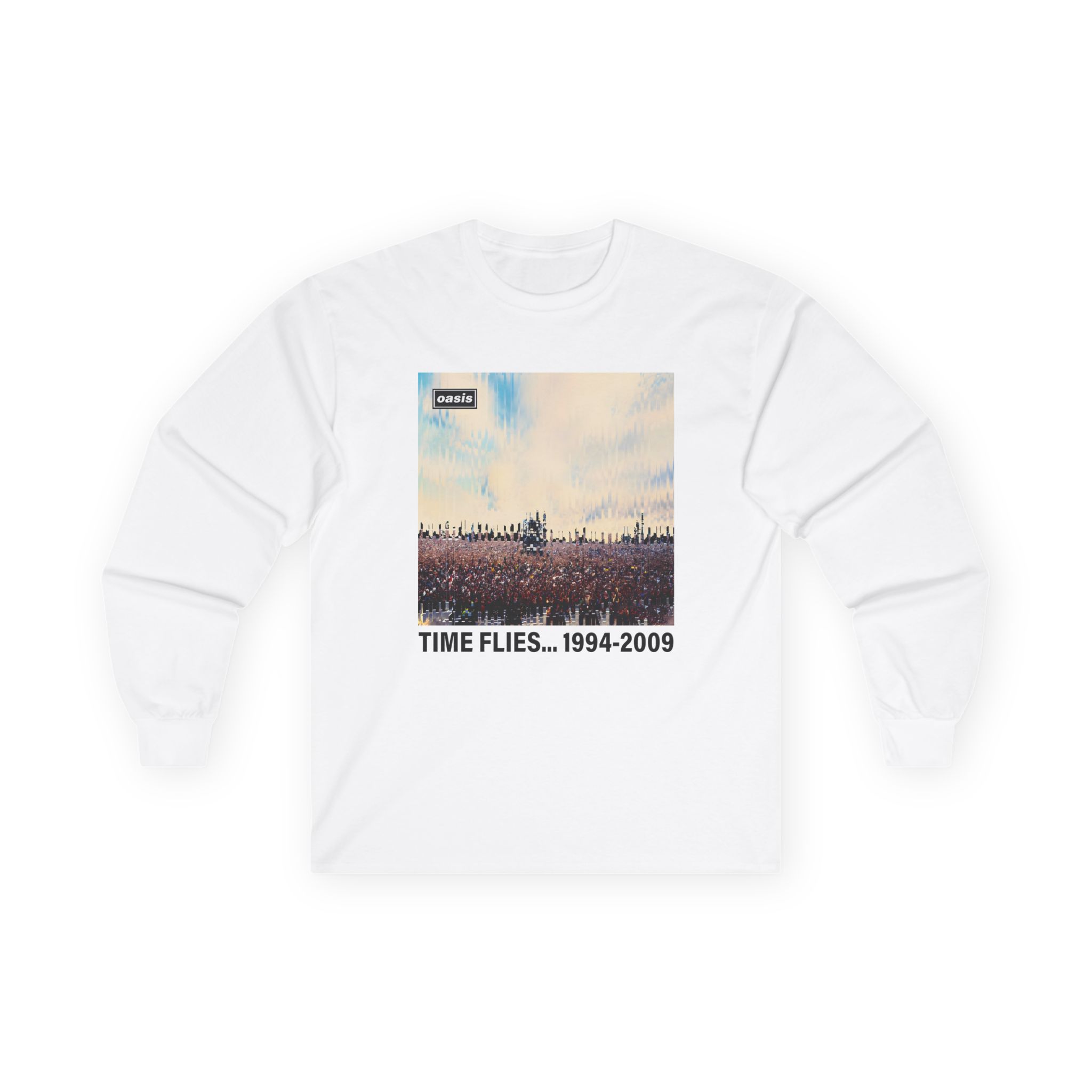 Oasis Time Flies 15th Anniversary Unisex Ultra Cotton Long Sleeve Tee