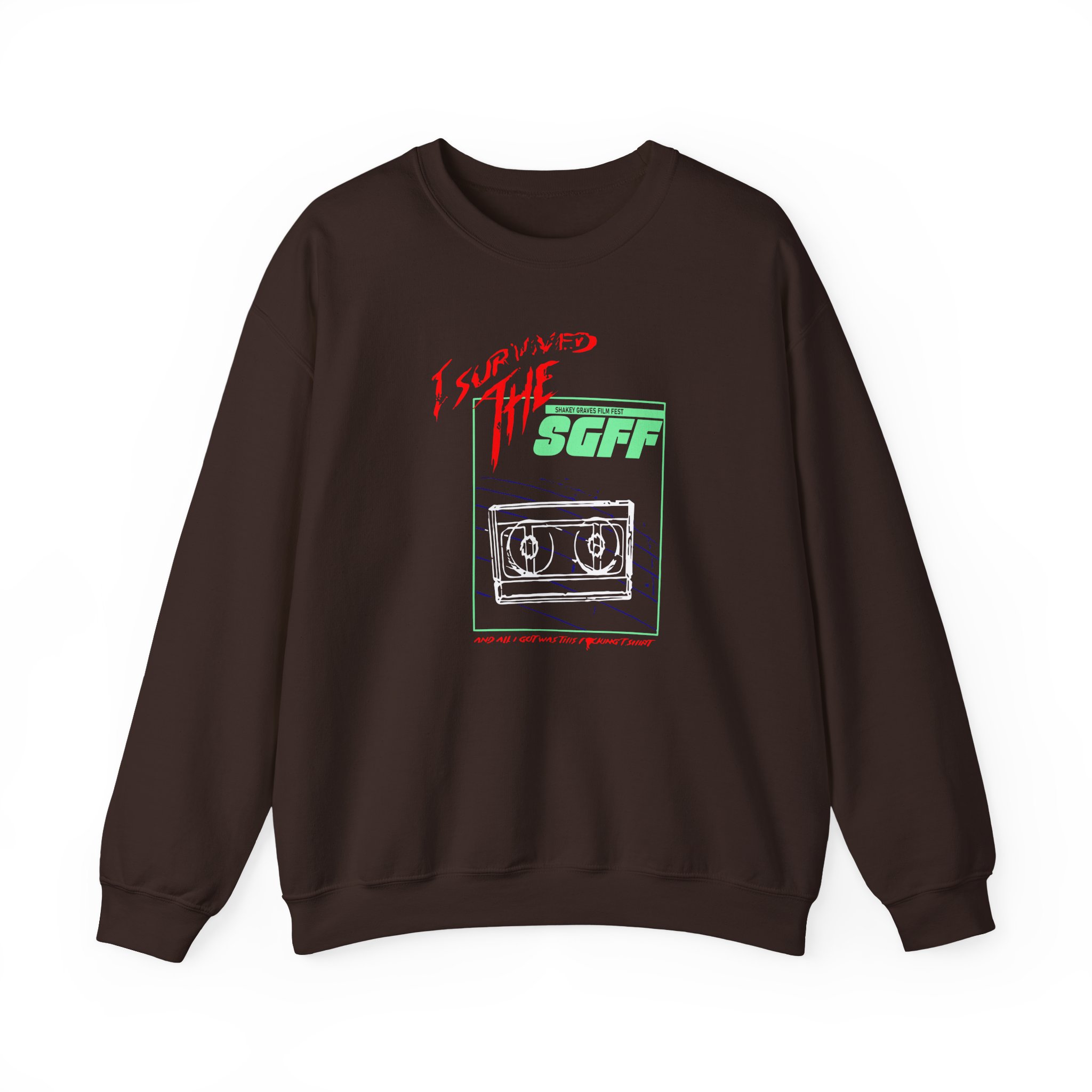 Shakey Graves Film Festival Unisex Heavy Blendâ„¢ Crewneck Sweatshirt