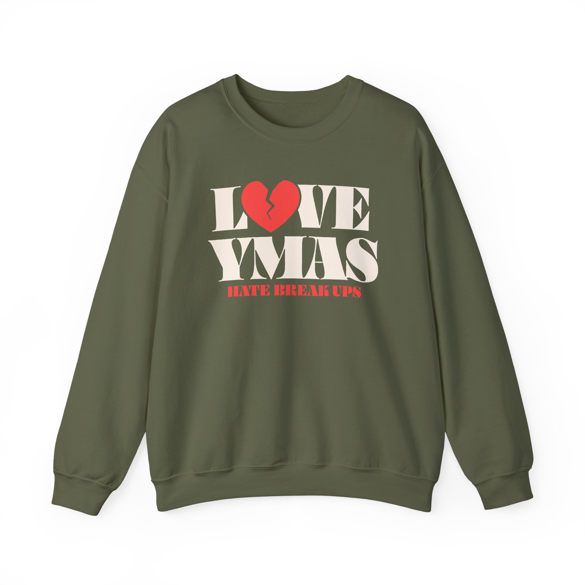 You Me at Six Love Ymas, Hate Breakups Unisex Heavy Blendâ„¢ Crewneck Sweatshirt