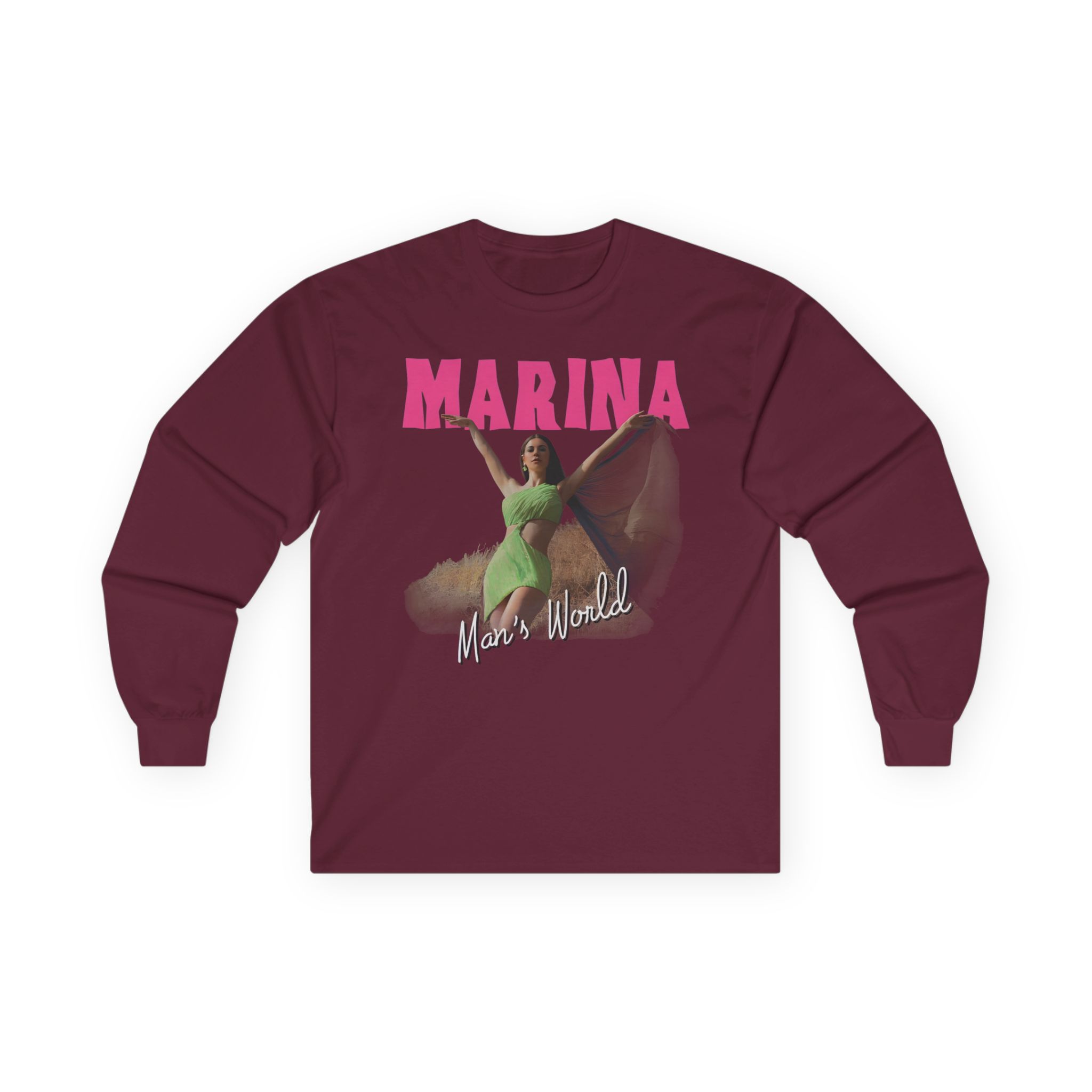 Marina Man's World Unisex Ultra Cotton Long Sleeve Tee