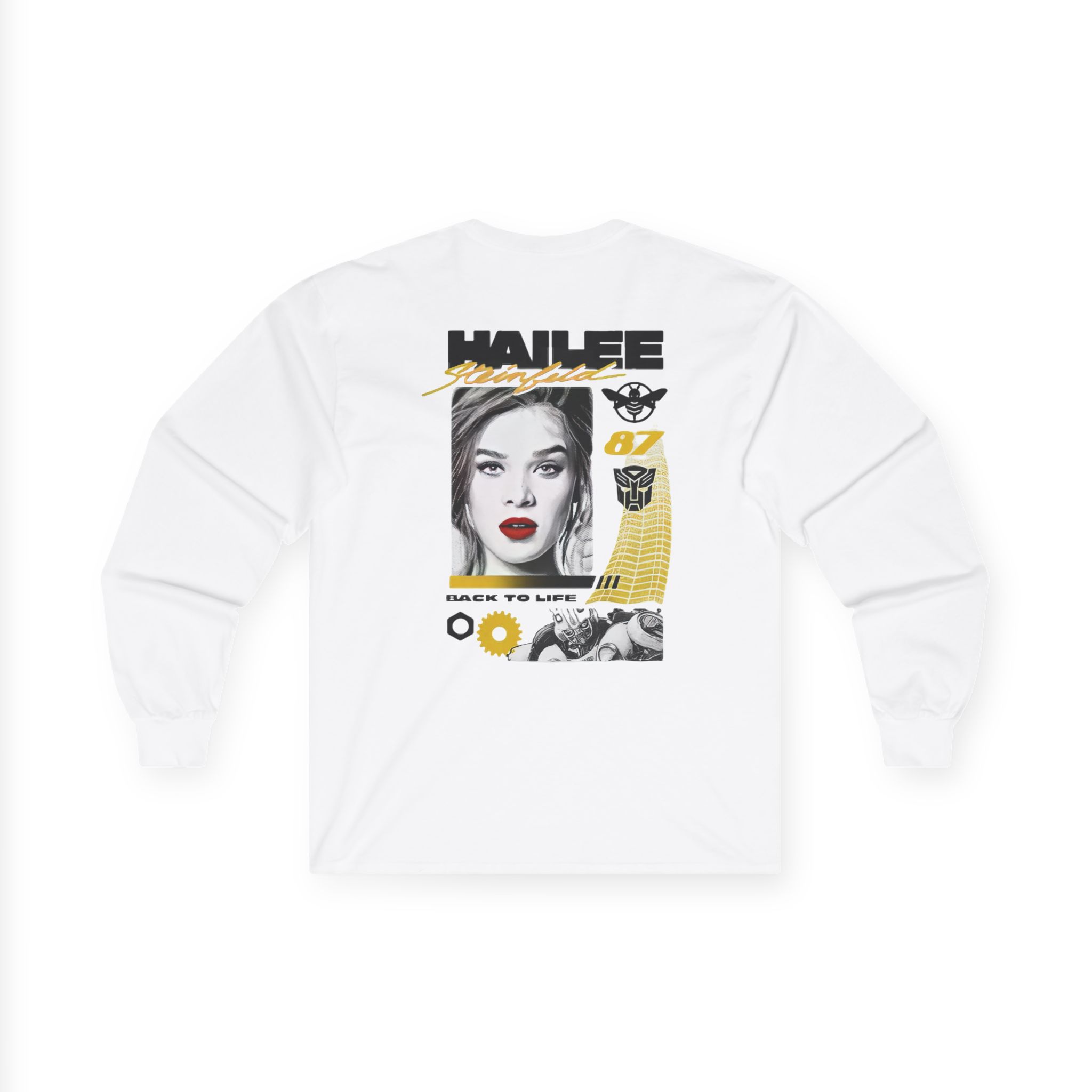 Hailee Steinfeld Bumblebee Moto Unisex Ultra Cotton Long Sleeve Tee