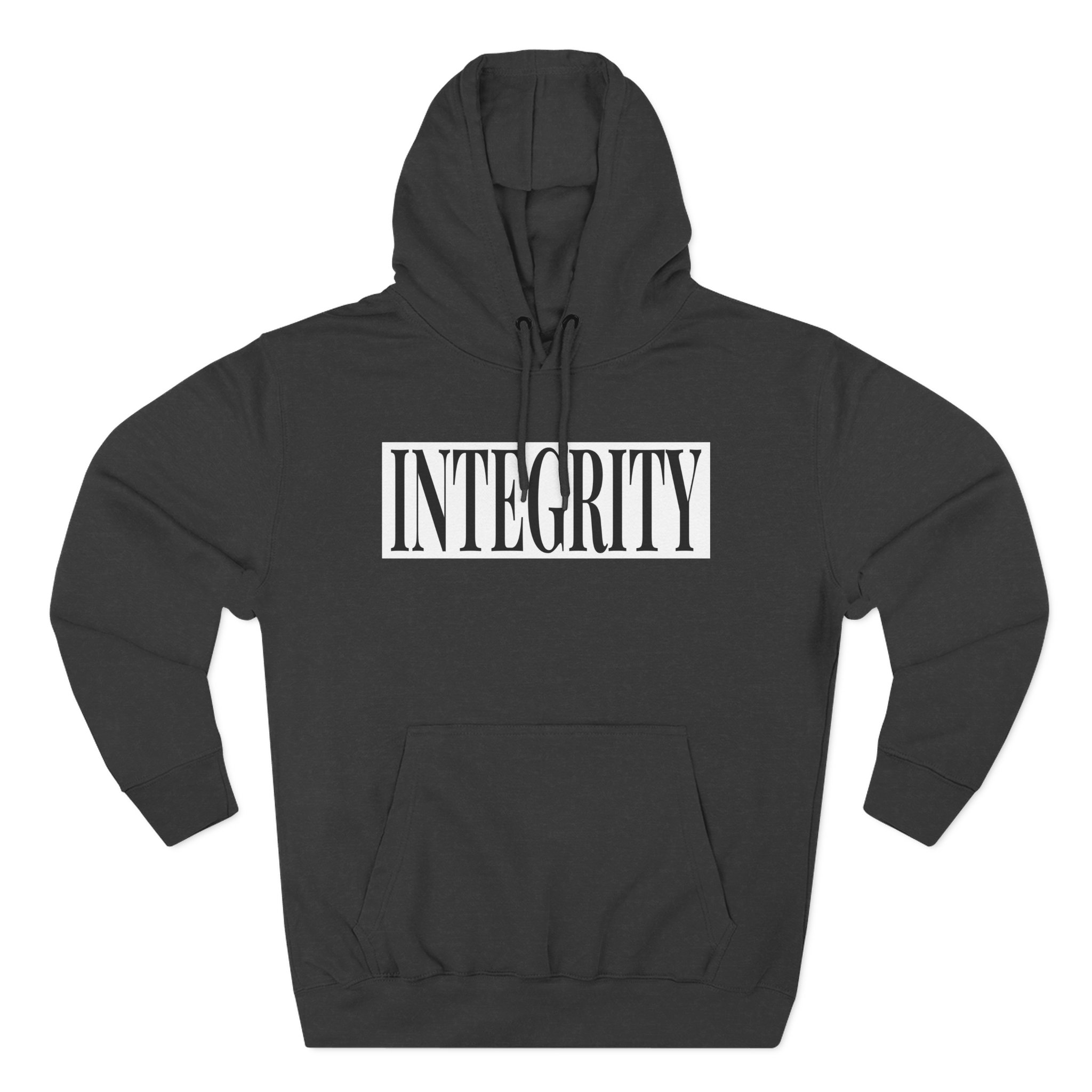 Integrity Logo Three-Panel Fleece Hoodie