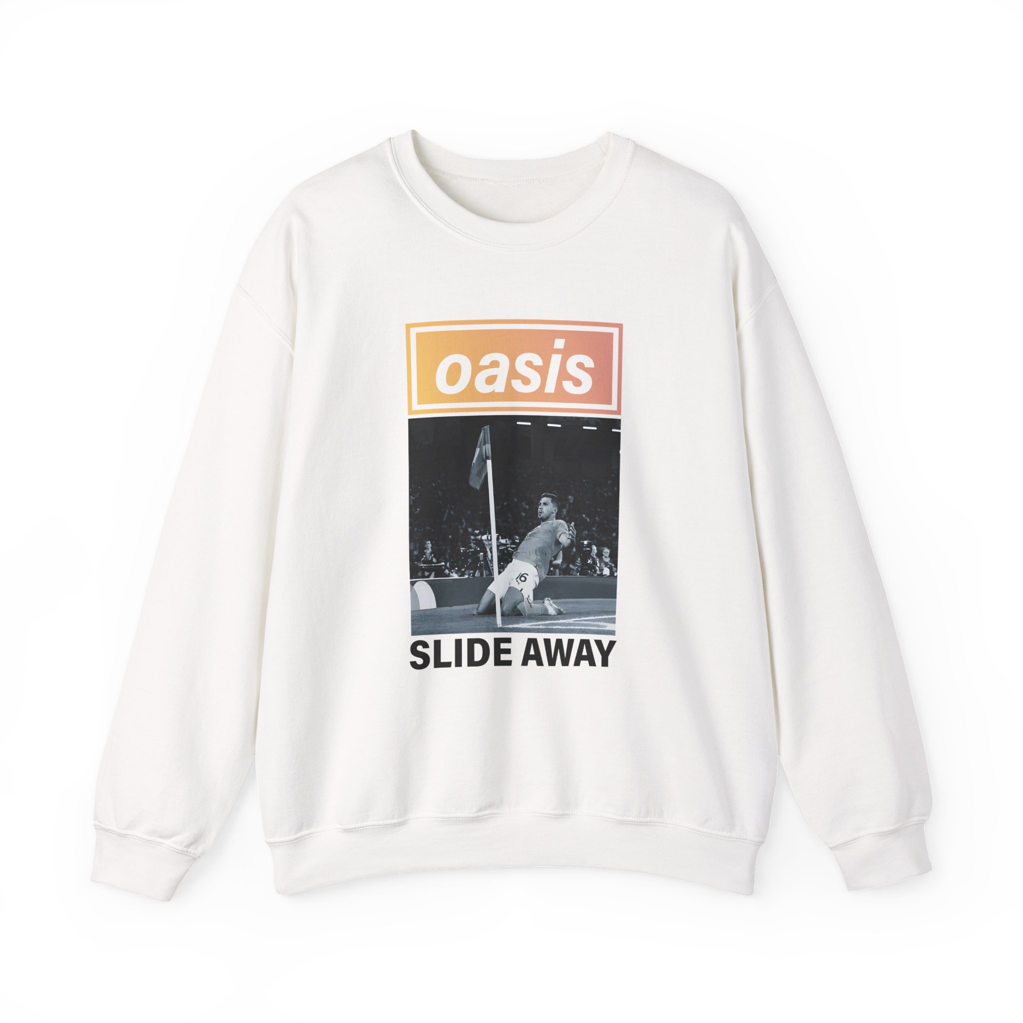 Oasis Man City Slide Away Unisex Heavy Blendâ„¢ Crewneck Sweatshirt