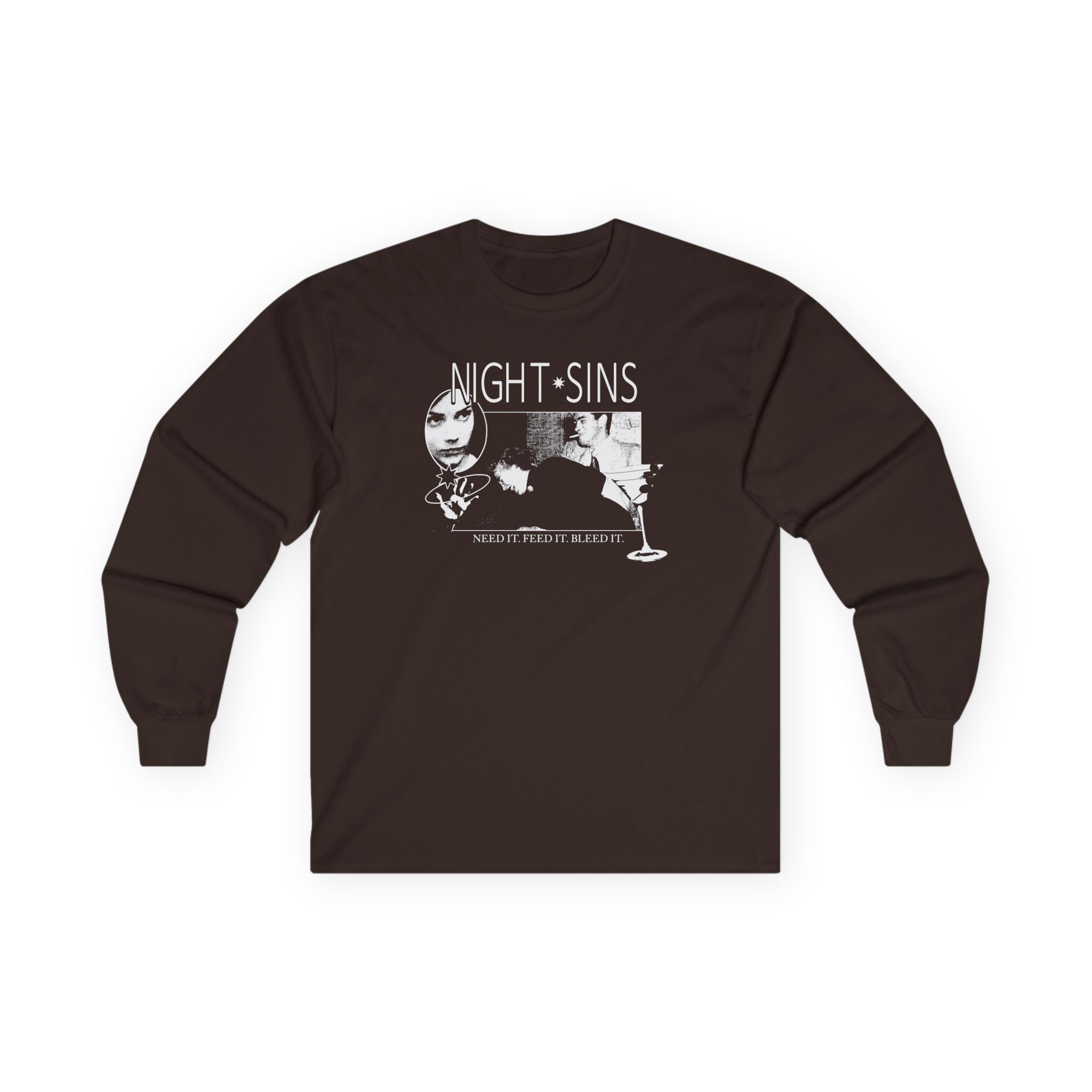 Night Sins Bleed It Unisex Ultra Cotton Long Sleeve Tee
