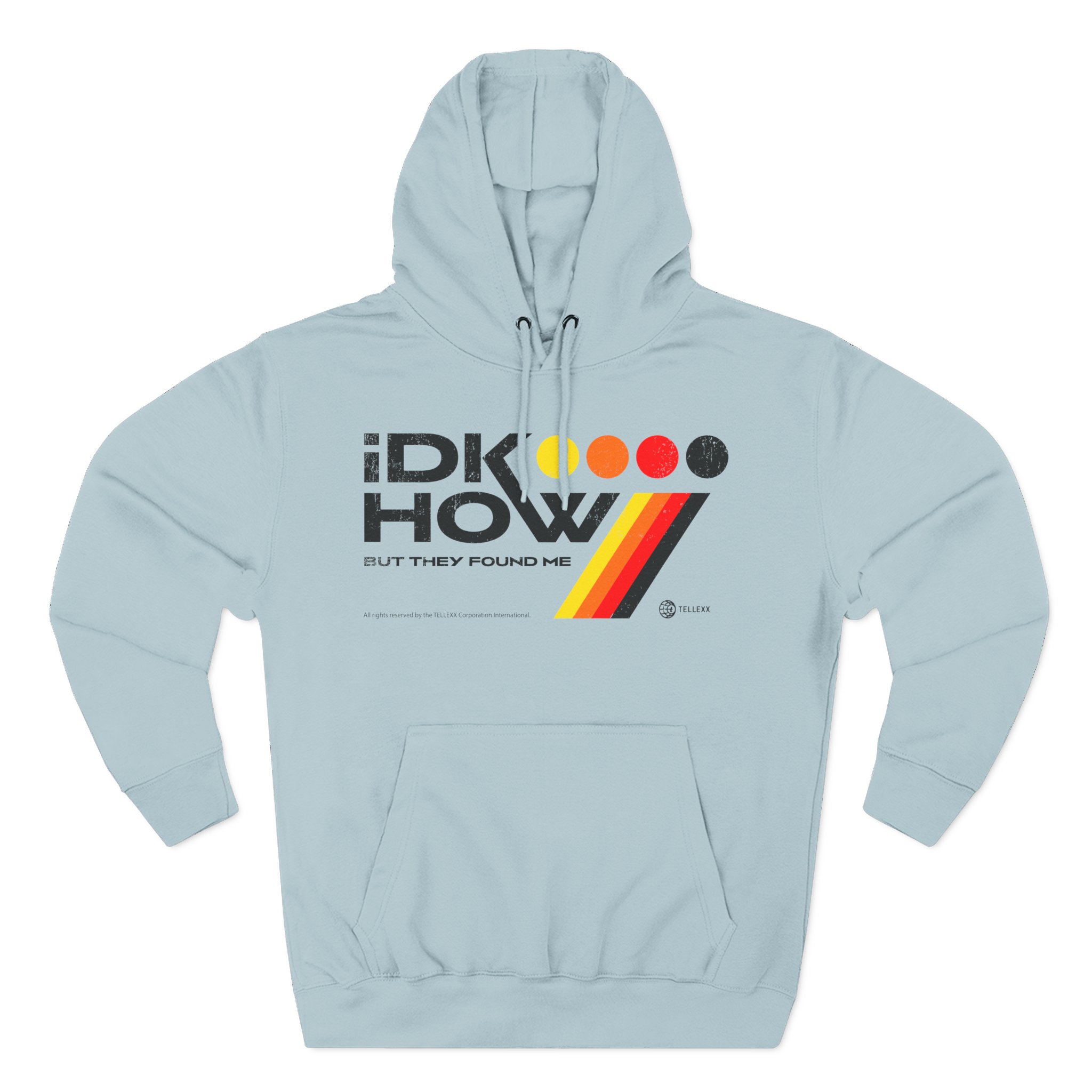 iDKHOW Colored Dots Three-Panel Fleece Hoodie