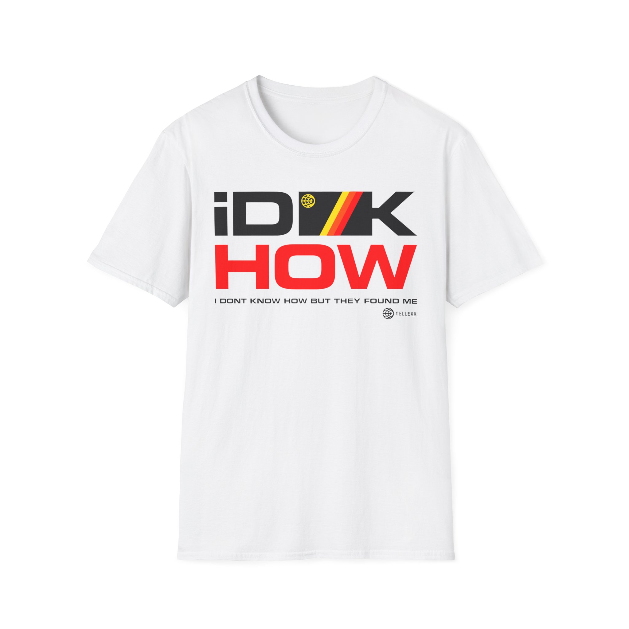 iDKHOW Striped Box Gold Unisex Softstyle T-Shirt