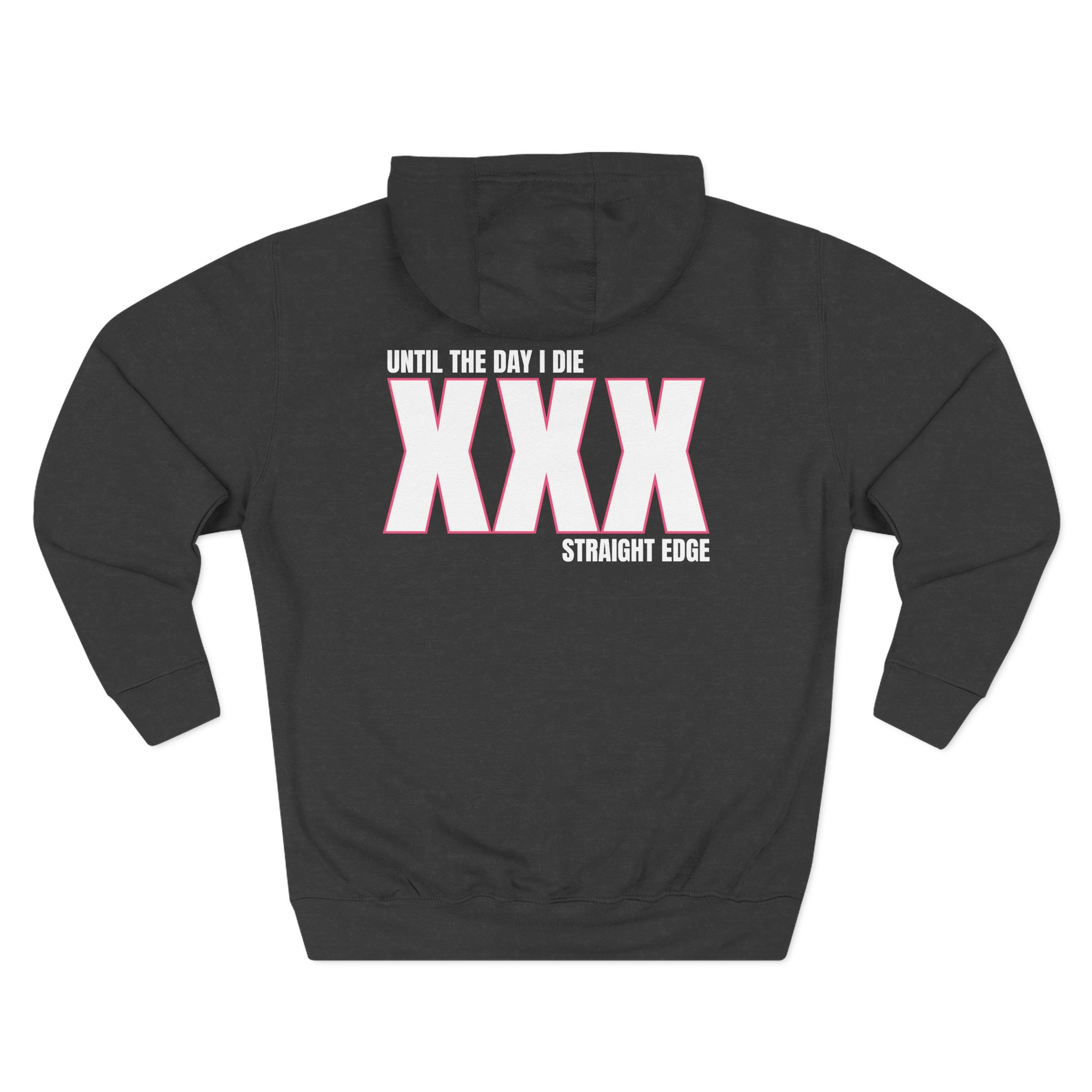 Inclination Straight Edge Three-Panel Fleece Hoodie