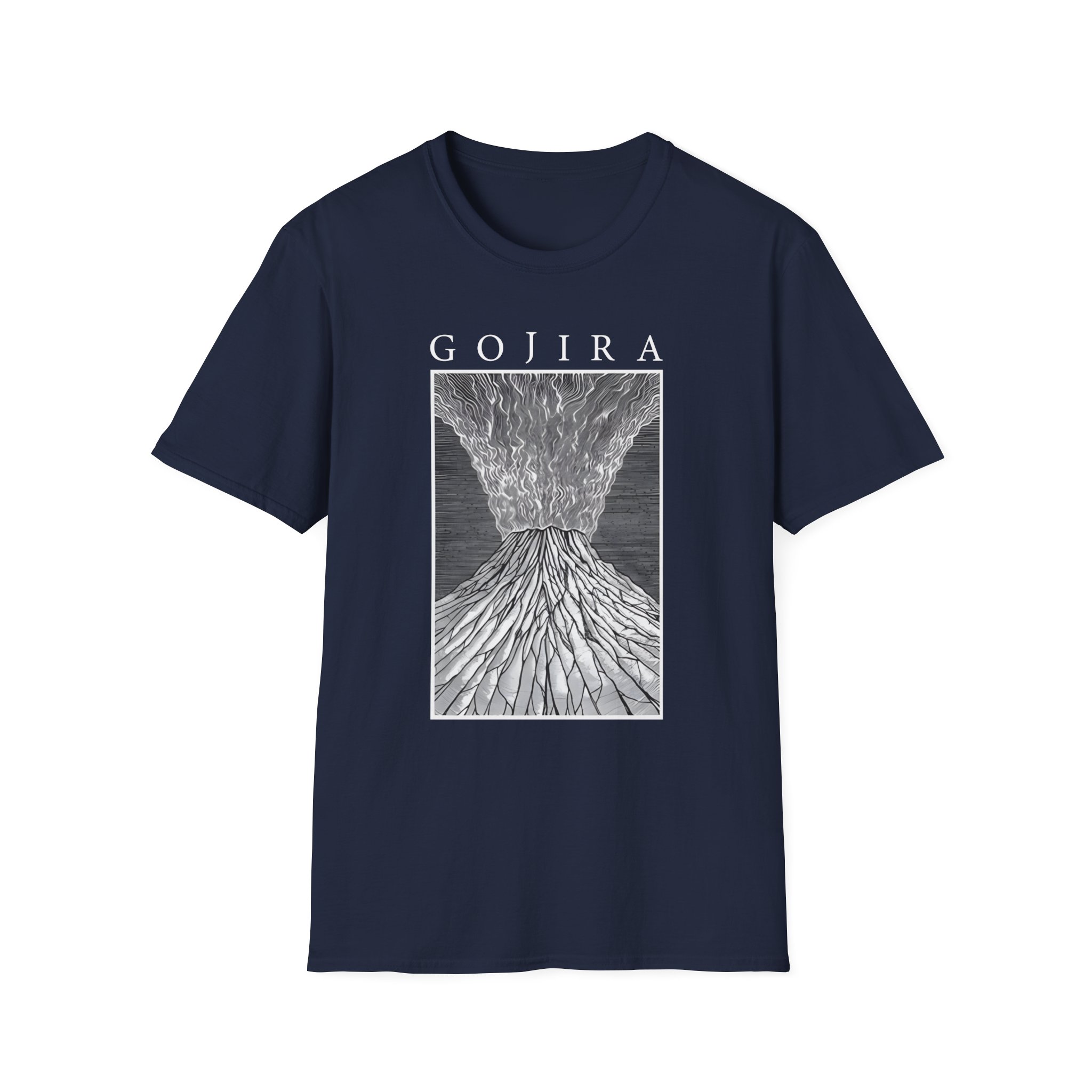 Gojira Magma Sketch Unisex Softstyle T-Shirt