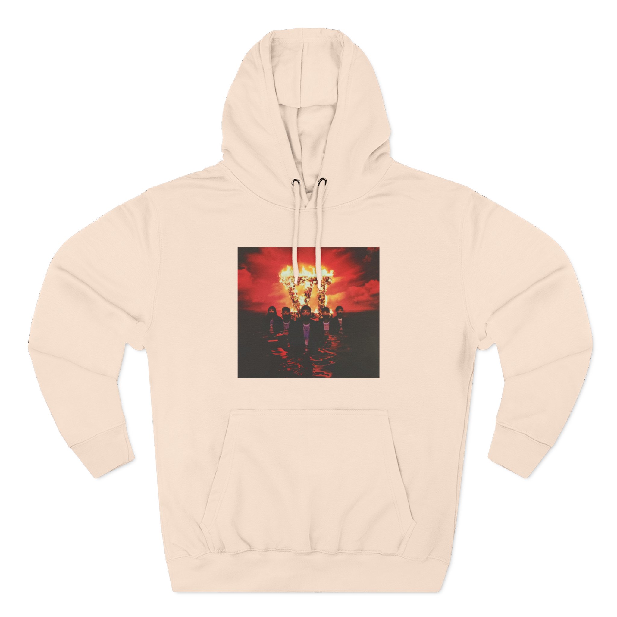 You Me at Six Truth Decay Three-Panel Fleece Hoodie