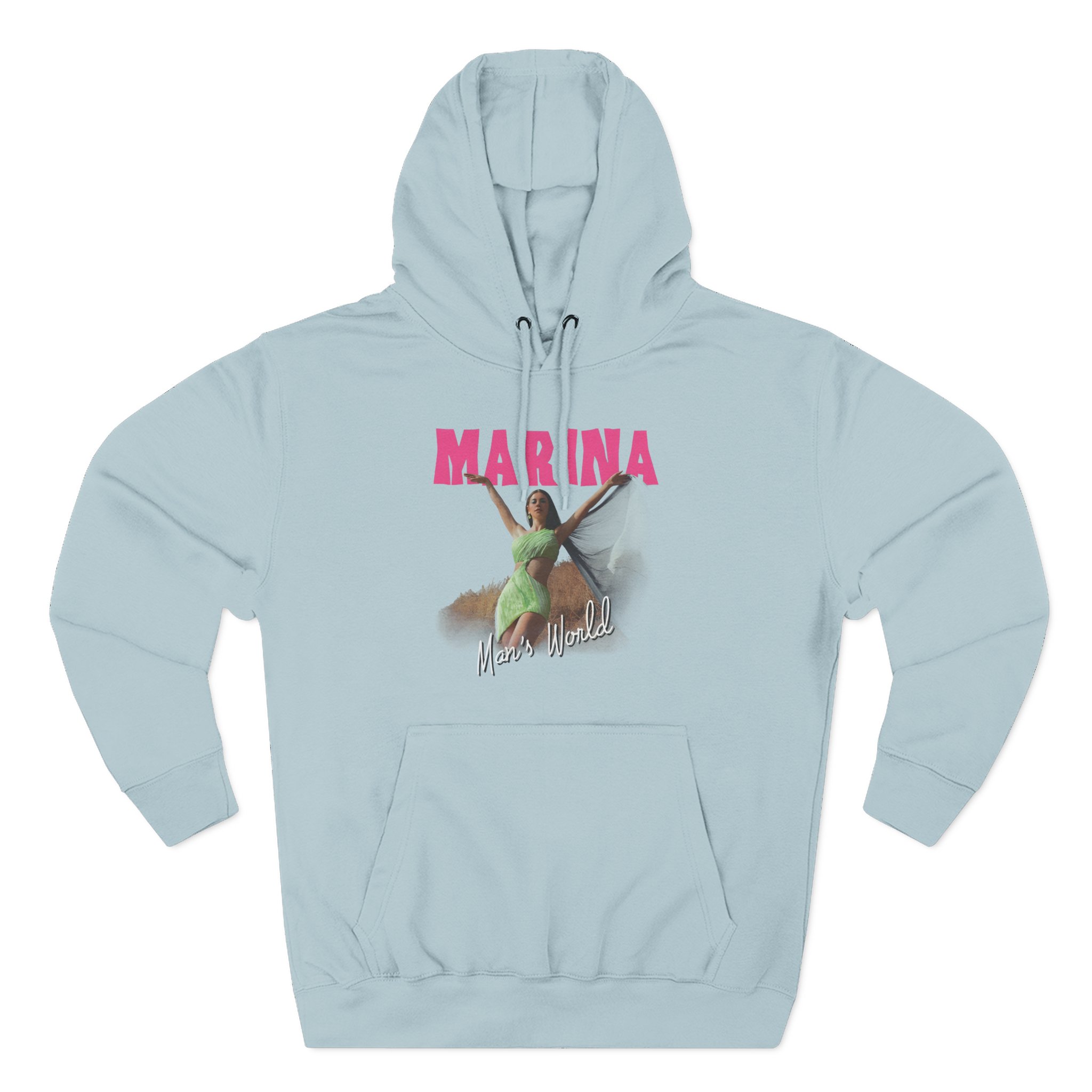 Marina Man's World Three-Panel Fleece Hoodie