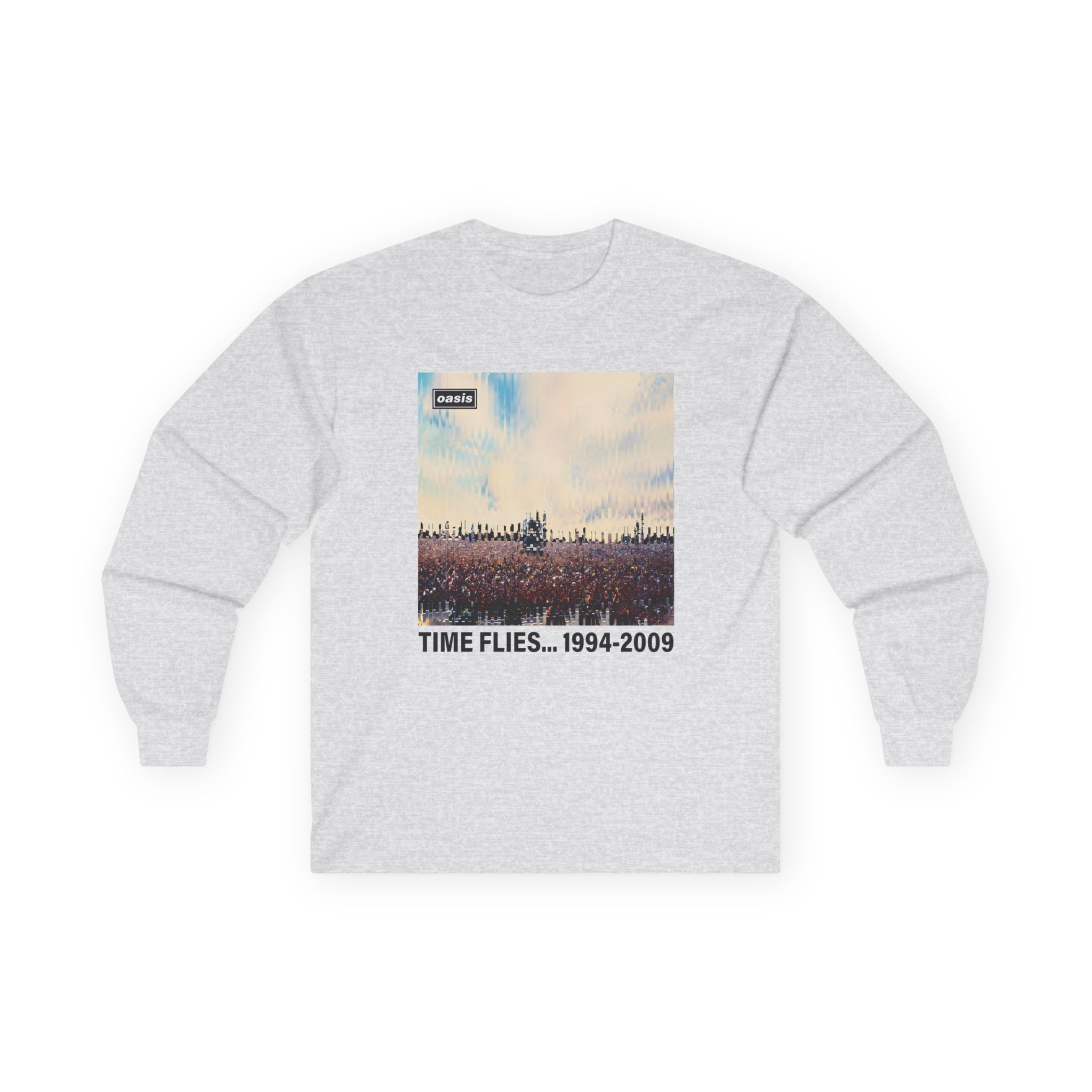 Oasis Time Flies 15th Anniversary Unisex Ultra Cotton Long Sleeve Tee