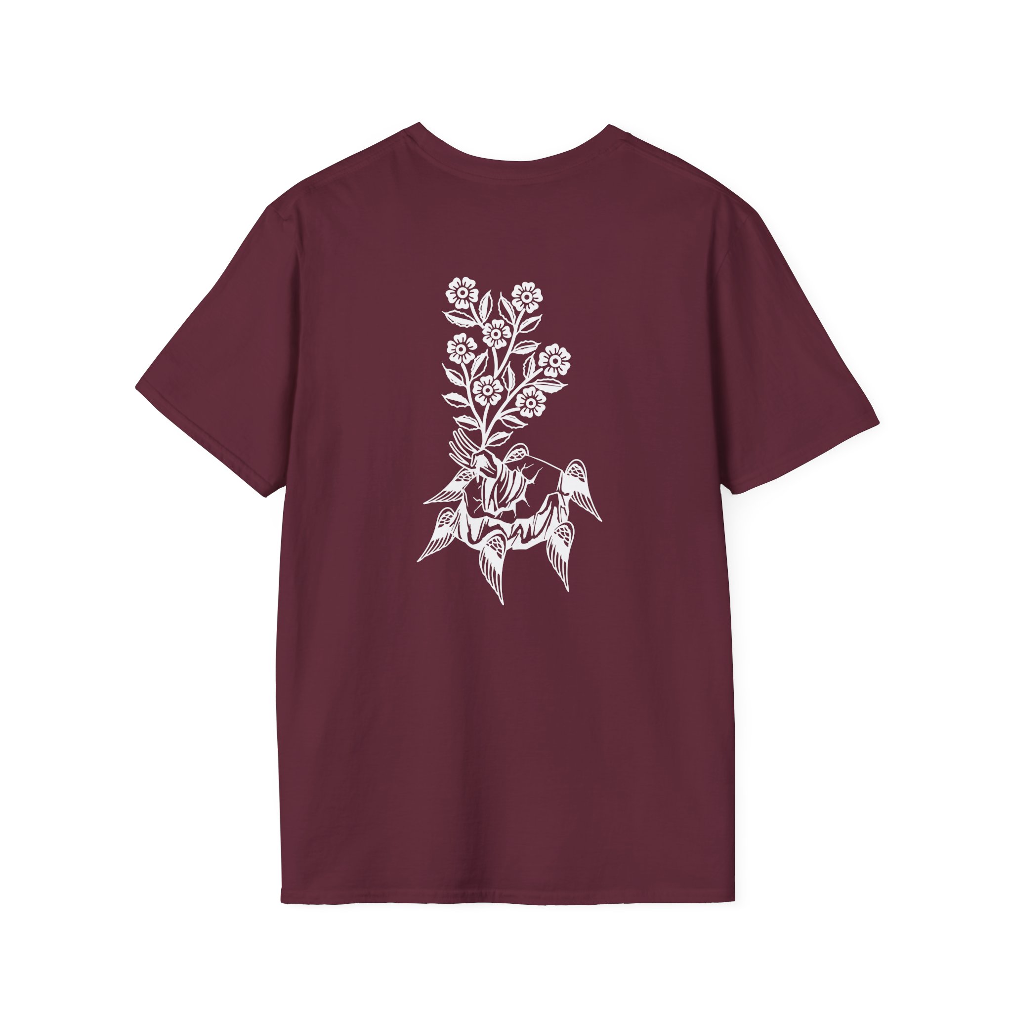 Fireworks Flowers Unisex Softstyle T-Shirt