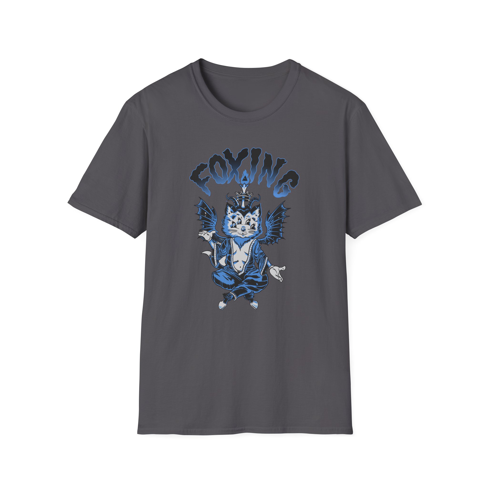 Foxing Four-eyed Cat Unisex Softstyle T-Shirt