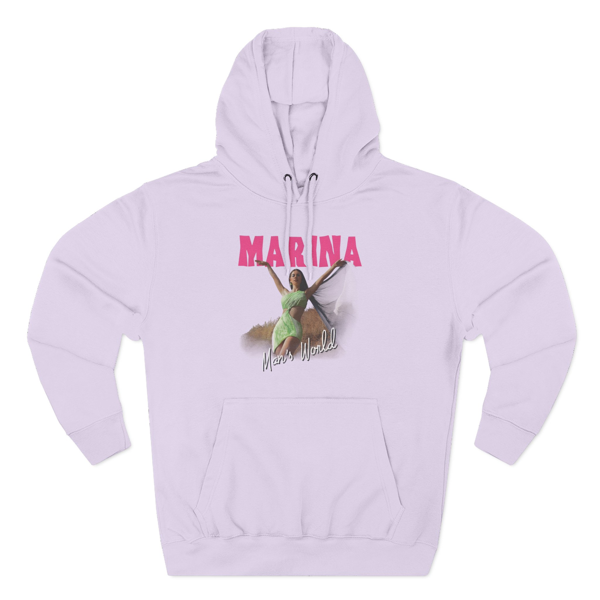 Marina Man's World Three-Panel Fleece Hoodie