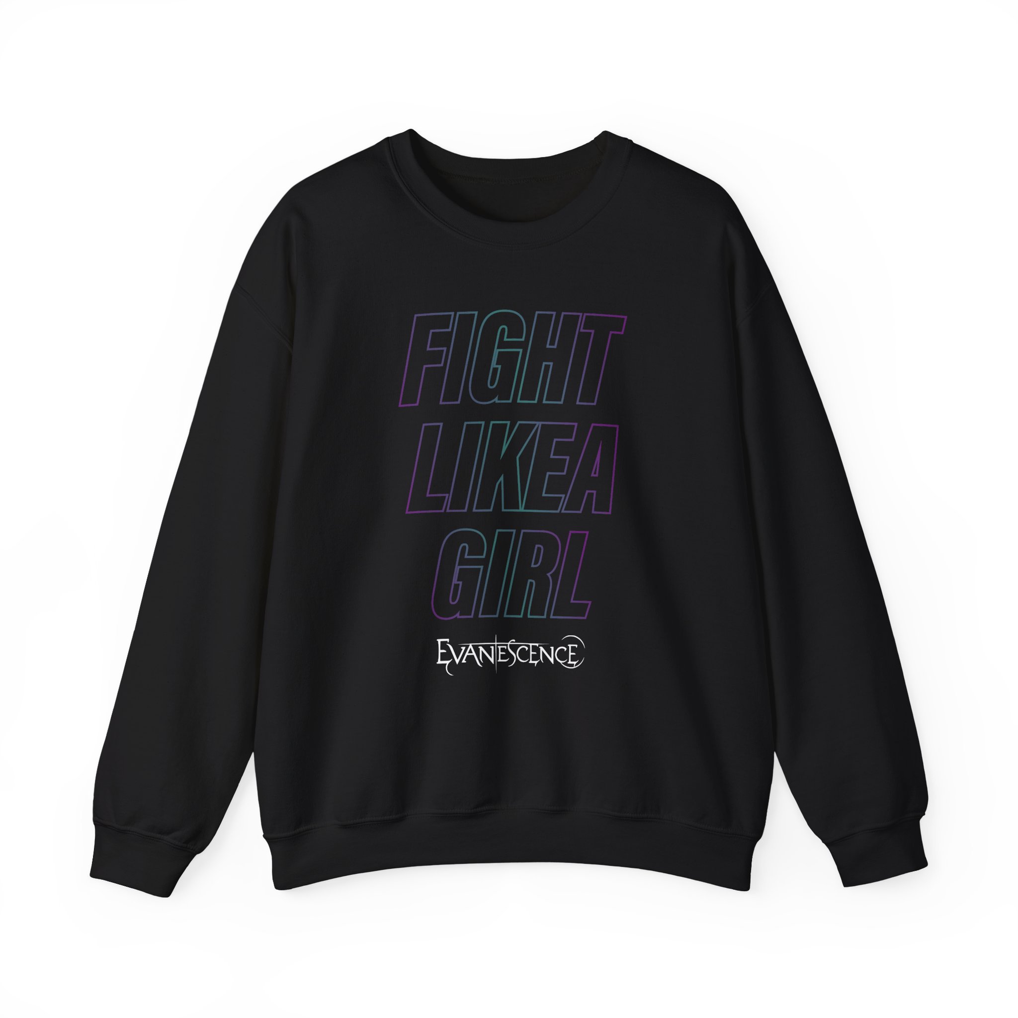 Evanescence Fight Like a Girl Unisex Heavy Blendâ„¢ Crewneck Sweatshirt