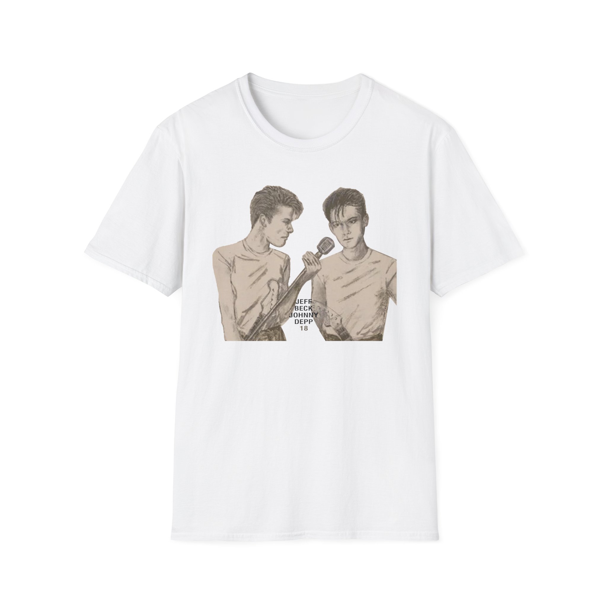 Jeff Beck Jeff & Johnny Unisex Softstyle T-Shirt
