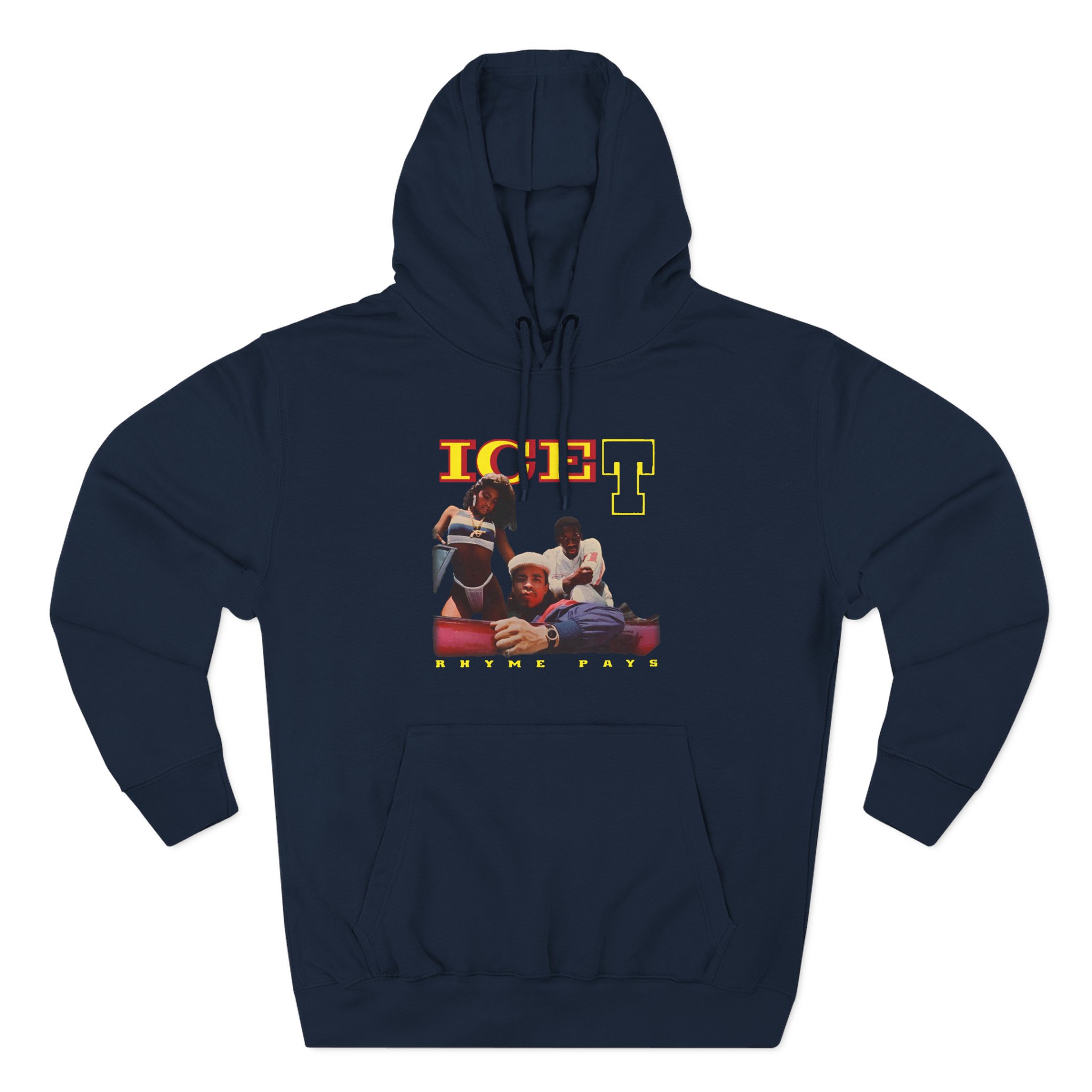 Ice-t Rhyme Pays Three-Panel Fleece Hoodie