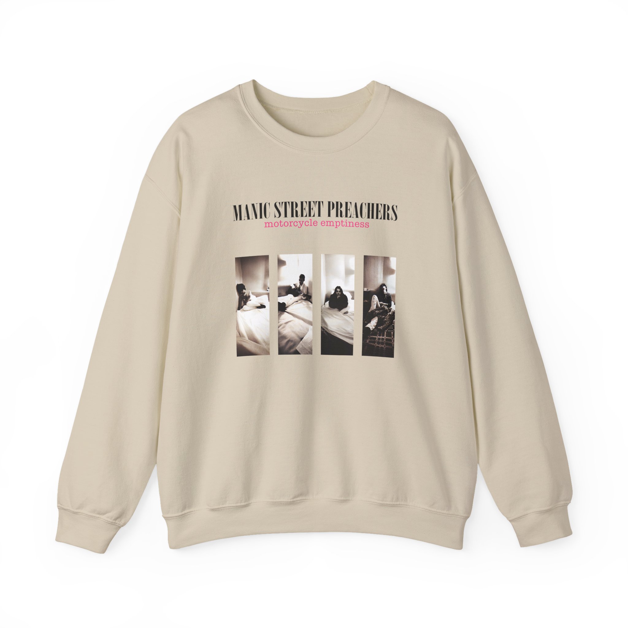 Manic Street Preachers Motorcycle Emptiness Photo Lilac Unisex Heavy Blendâ„¢ Crewneck Sweatshirt
