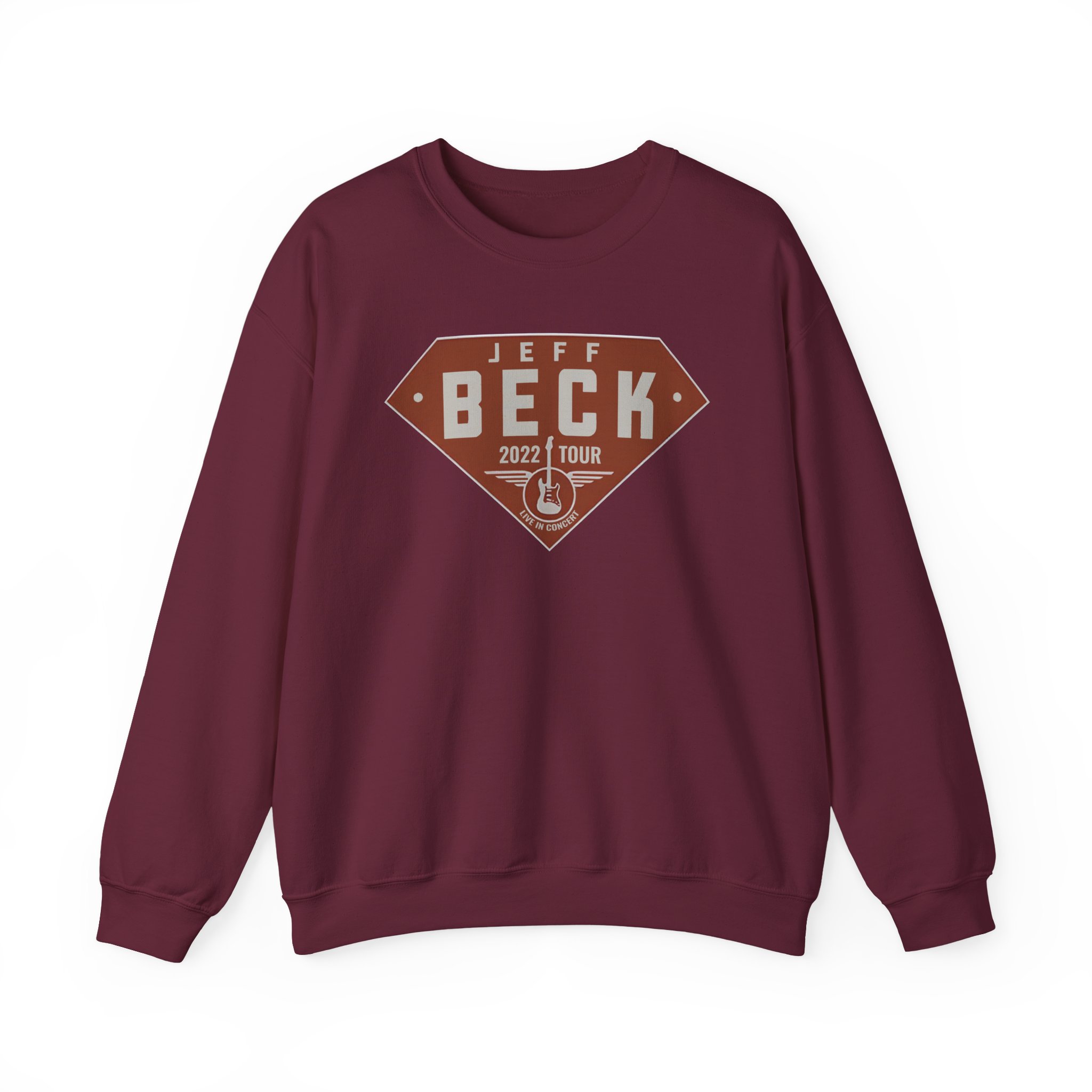 Jeff Beck Live in Concert Unisex Heavy Blendâ„¢ Crewneck Sweatshirt