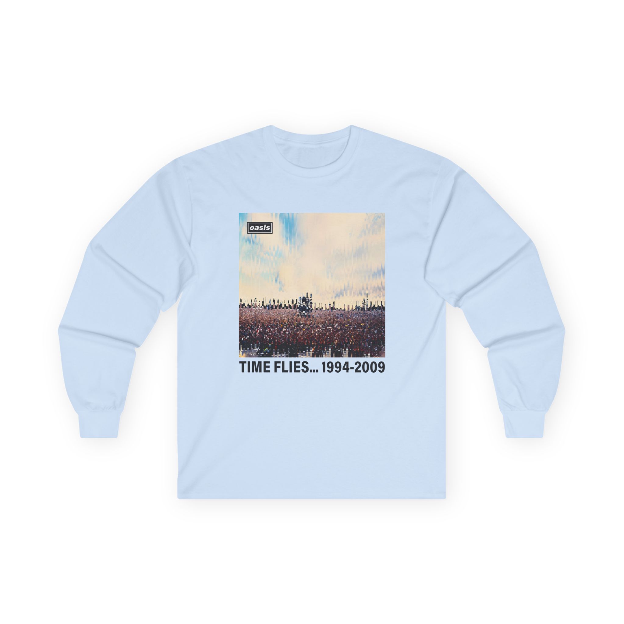 Oasis Time Flies 15th Anniversary Unisex Ultra Cotton Long Sleeve Tee