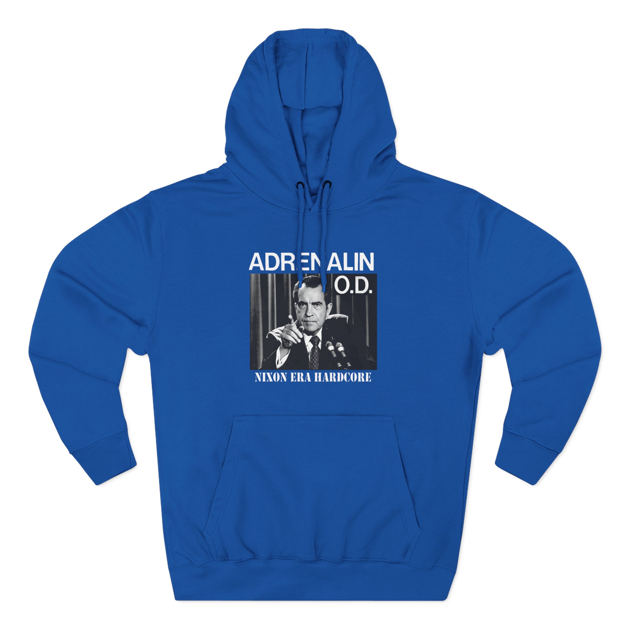 Adrenalin Od Nixon Era Hardcore Three-Panel Fleece Hoodie