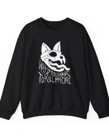 Lovejoy Why’d You Have to Kill My Cat Unisex Heavy Blend™ Crewneck Sweatshirt