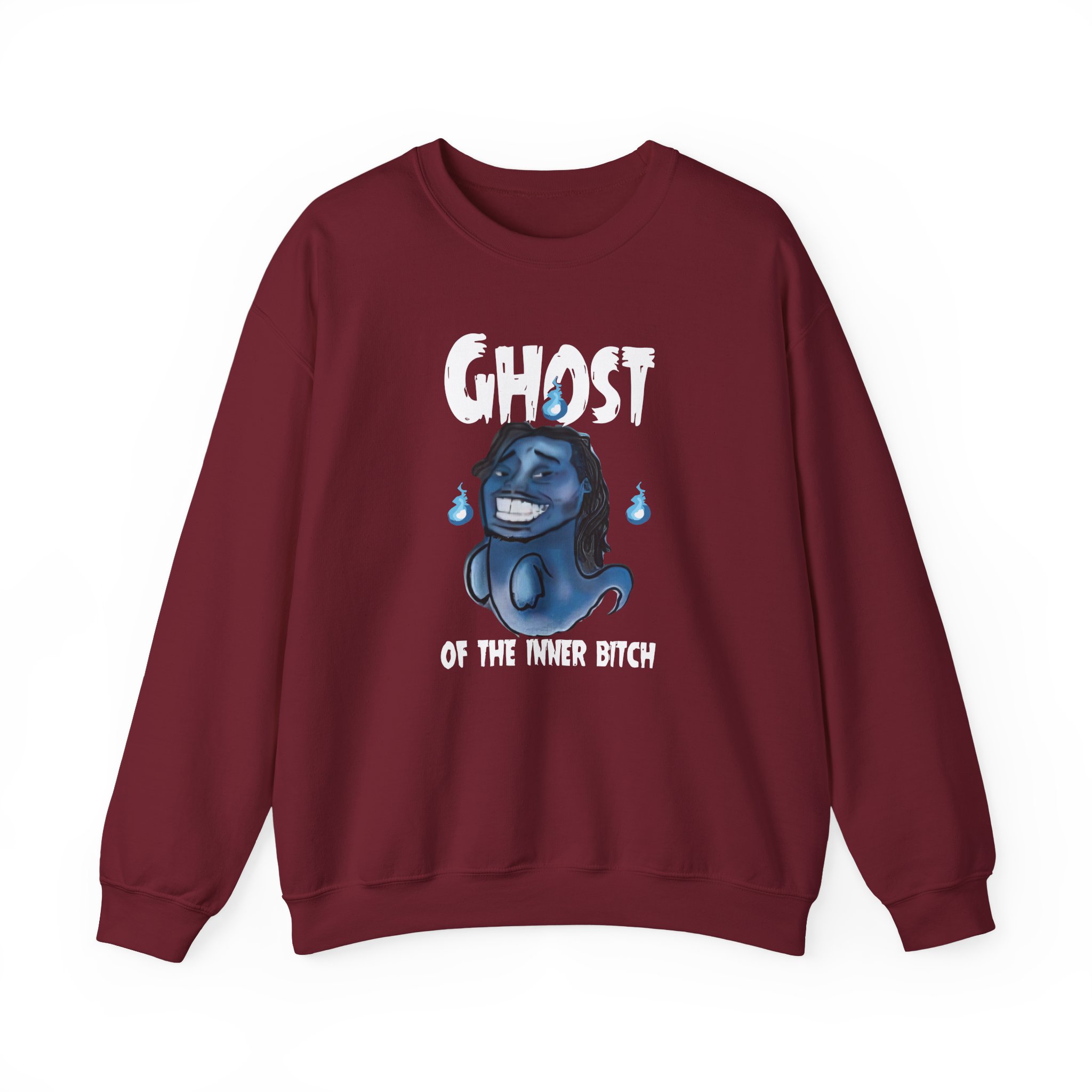 Aba and Preach Ghost of the Inner Bitch Unisex Heavy Blendâ„¢ Crewneck Sweatshirt