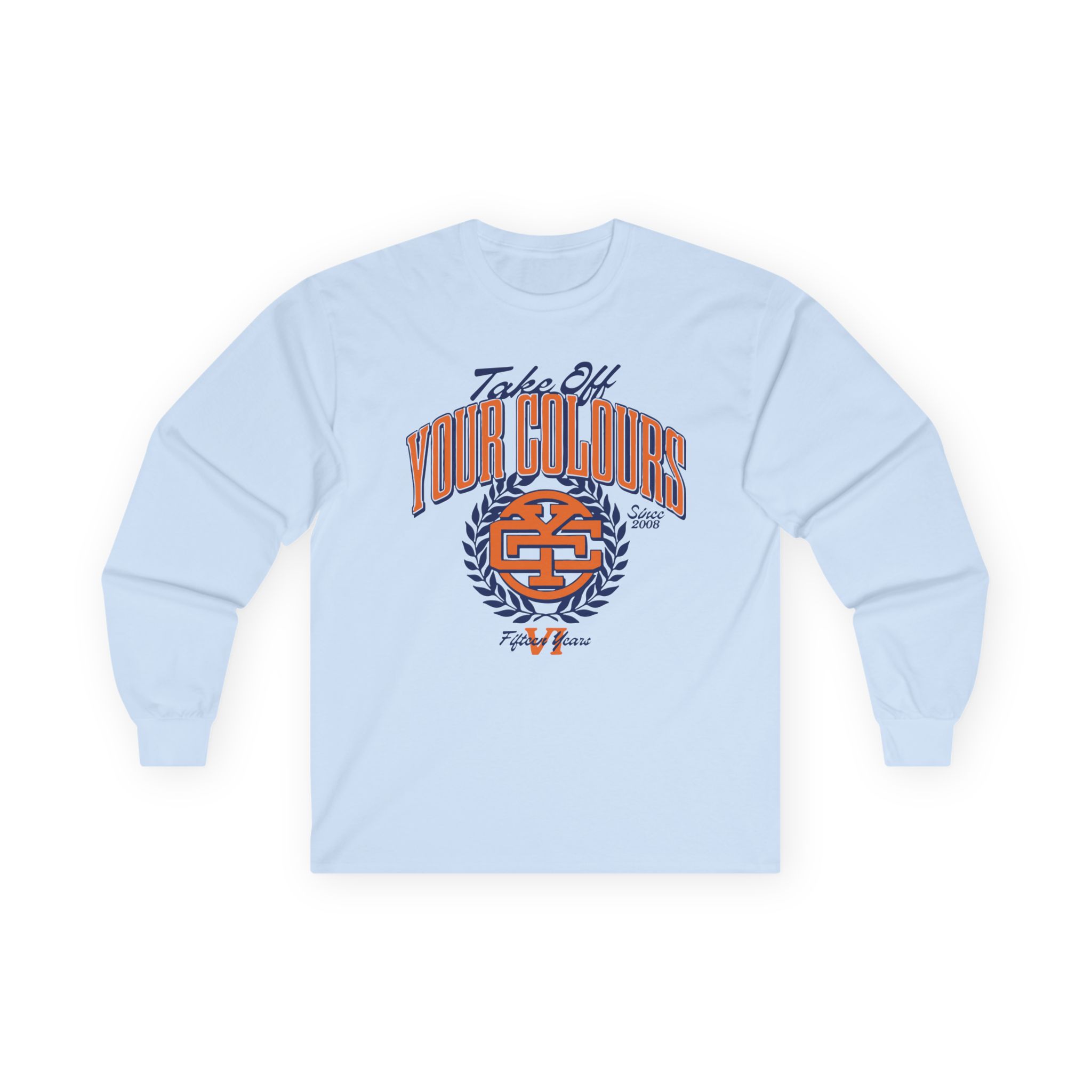 You Me at Six Toyc15 Varsity Unisex Ultra Cotton Long Sleeve Tee