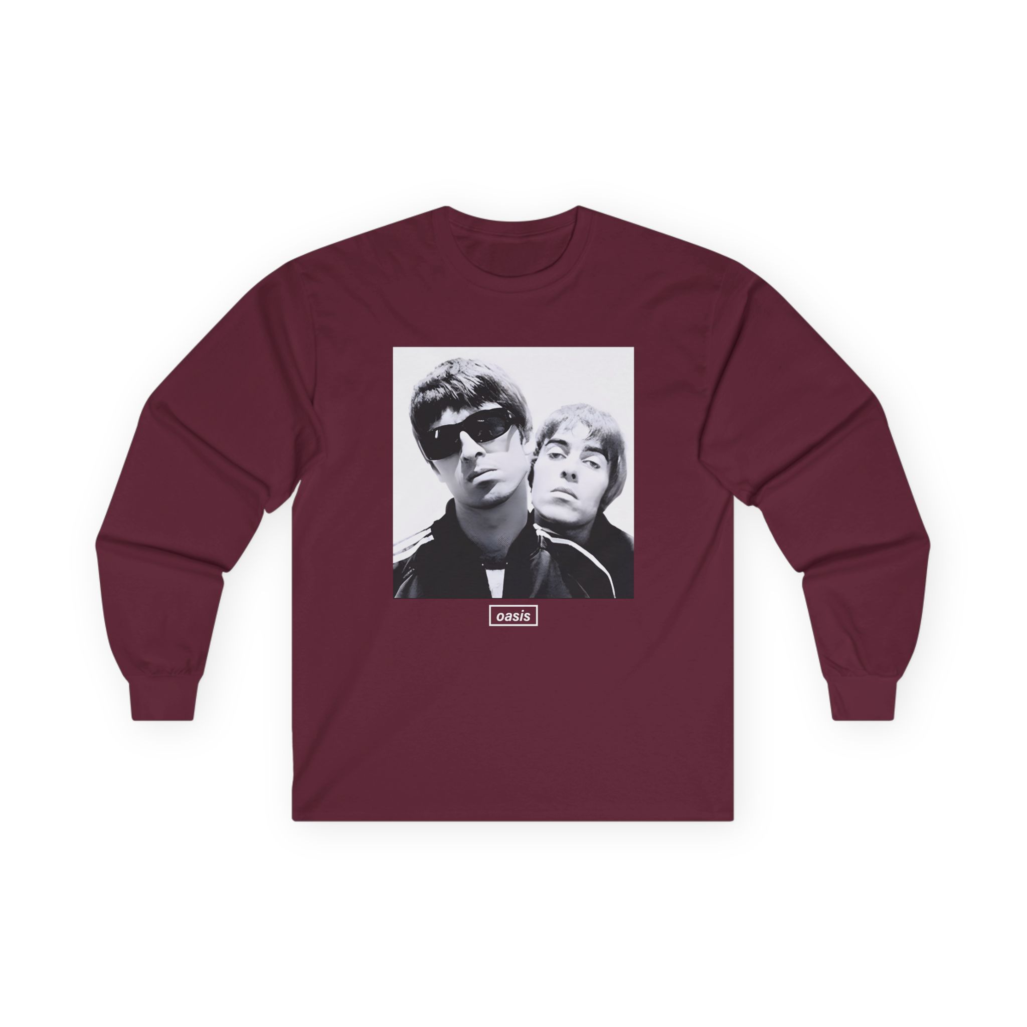 Oasis Liam & Noel Unisex Ultra Cotton Long Sleeve Tee