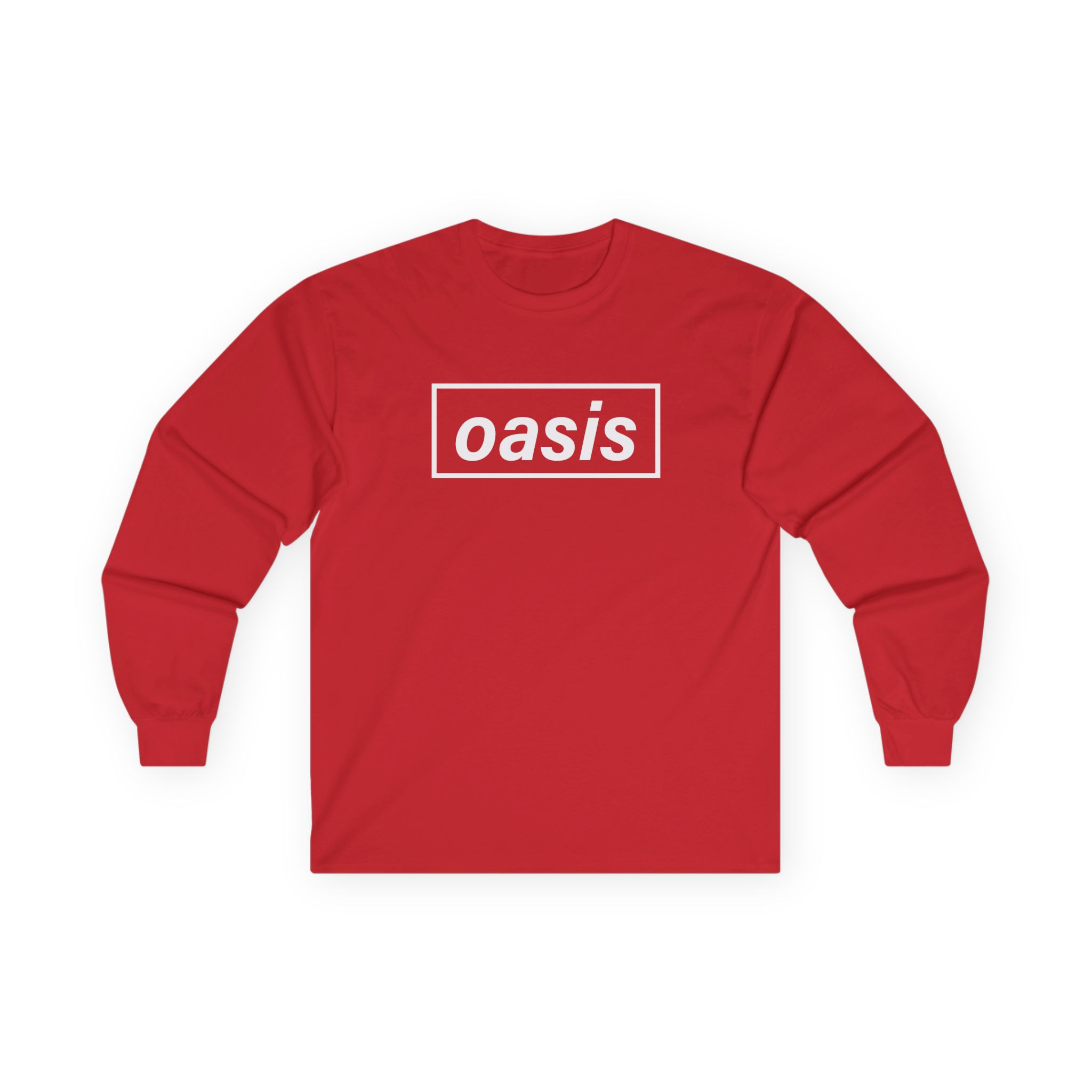 Oasis Decca Logo Unisex Ultra Cotton Long Sleeve Tee
