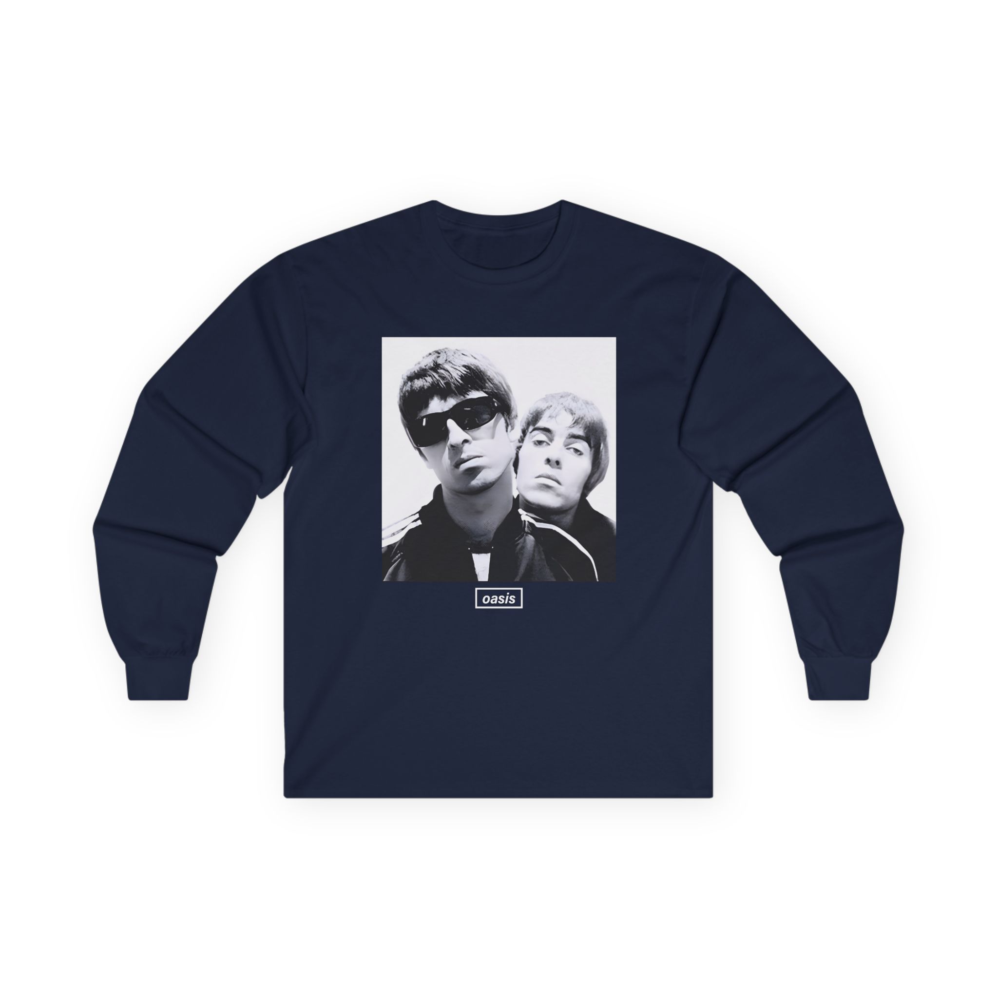 Oasis Liam & Noel Unisex Ultra Cotton Long Sleeve Tee