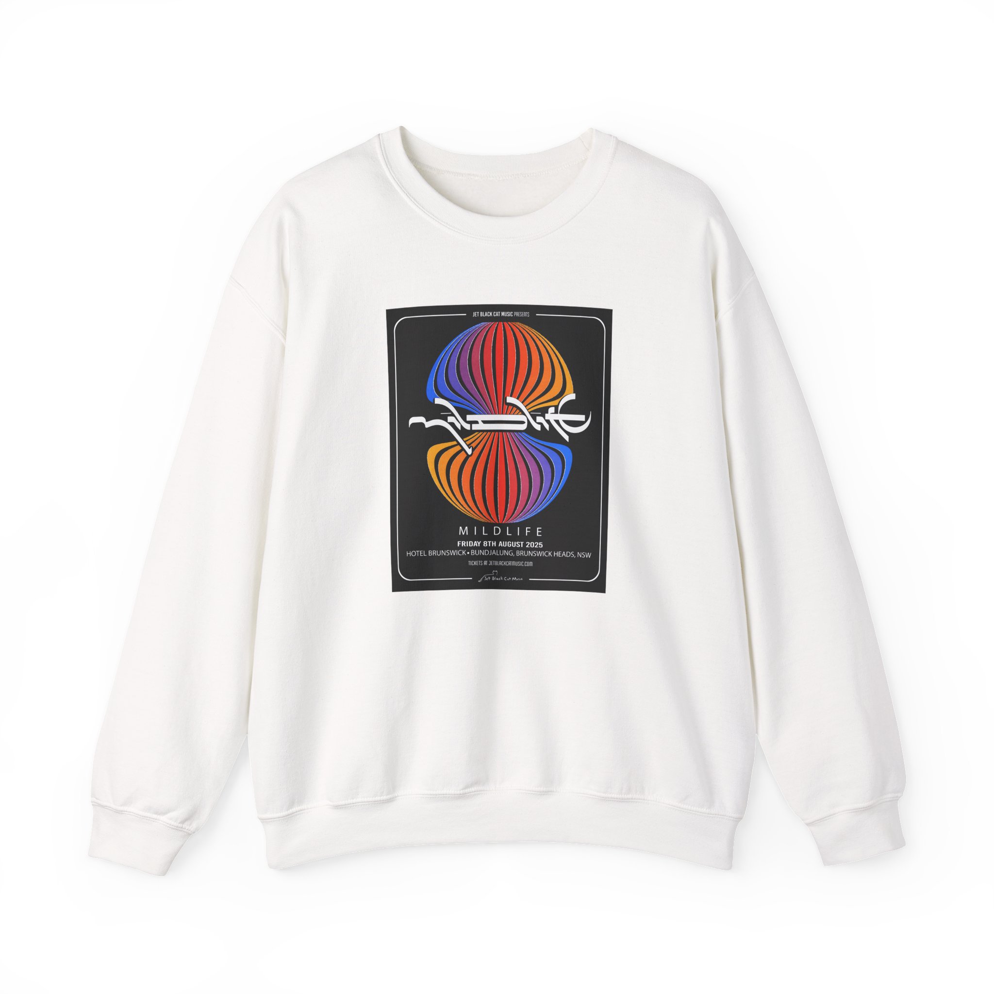 Mildlife Hotel Brunswick, NSW Concert Unisex Heavy Blendâ„¢ Crewneck Sweatshirt
