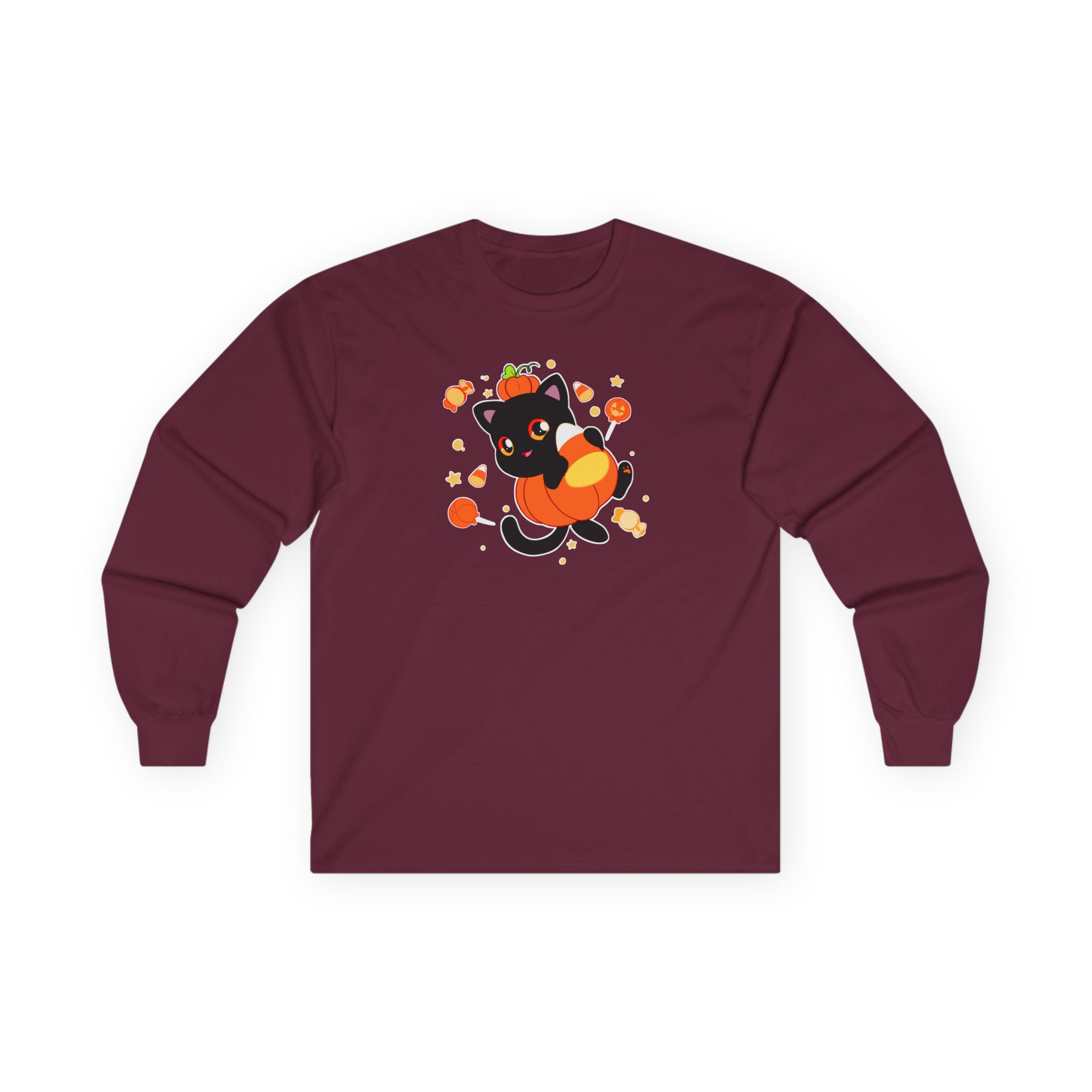 Aphmau Pumpkin Cat Unisex Ultra Cotton Long Sleeve Tee