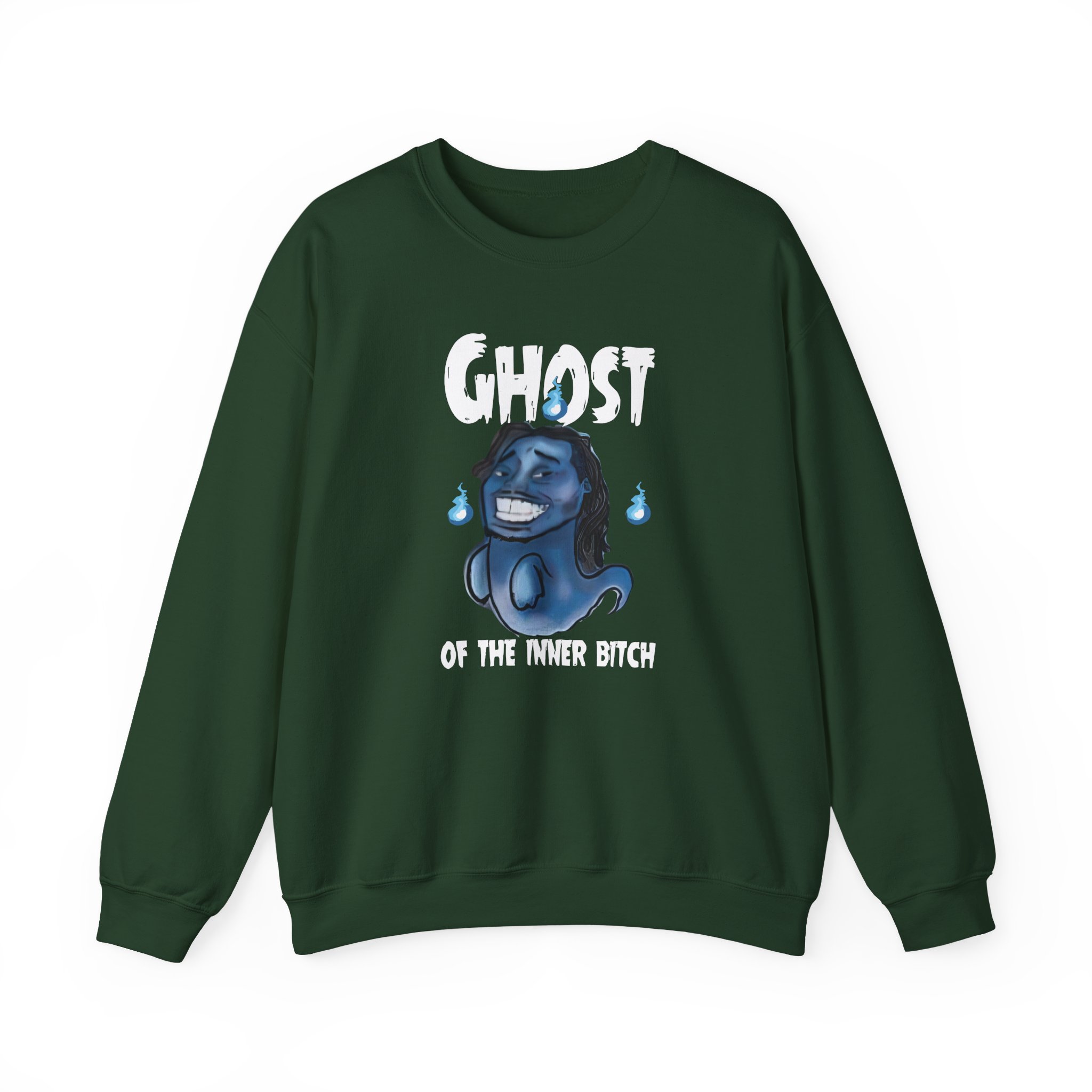 Aba and Preach Ghost of the Inner Bitch Unisex Heavy Blendâ„¢ Crewneck Sweatshirt