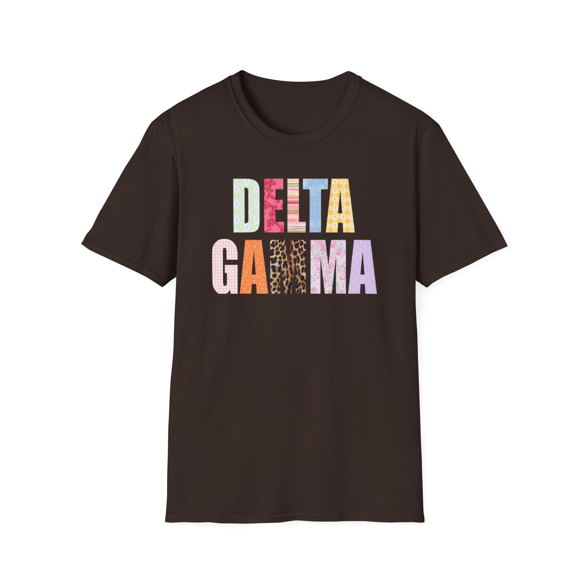 Delta Gamma Scrapbook Sorority Unisex Softstyle T-Shirt