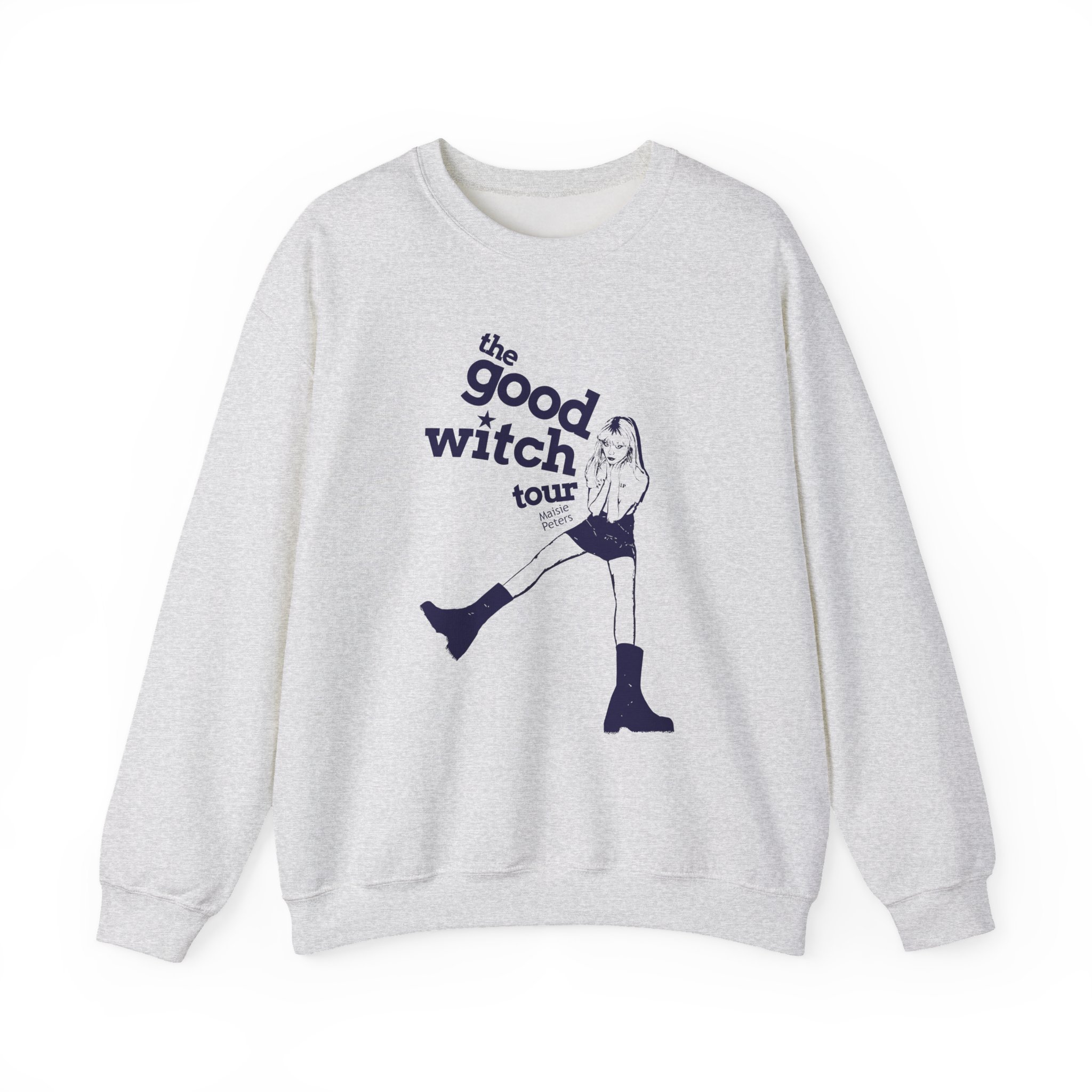 Maisie Peters the Good With Uk/eu 23/24 Tour Unisex Heavy Blendâ„¢ Crewneck Sweatshirt