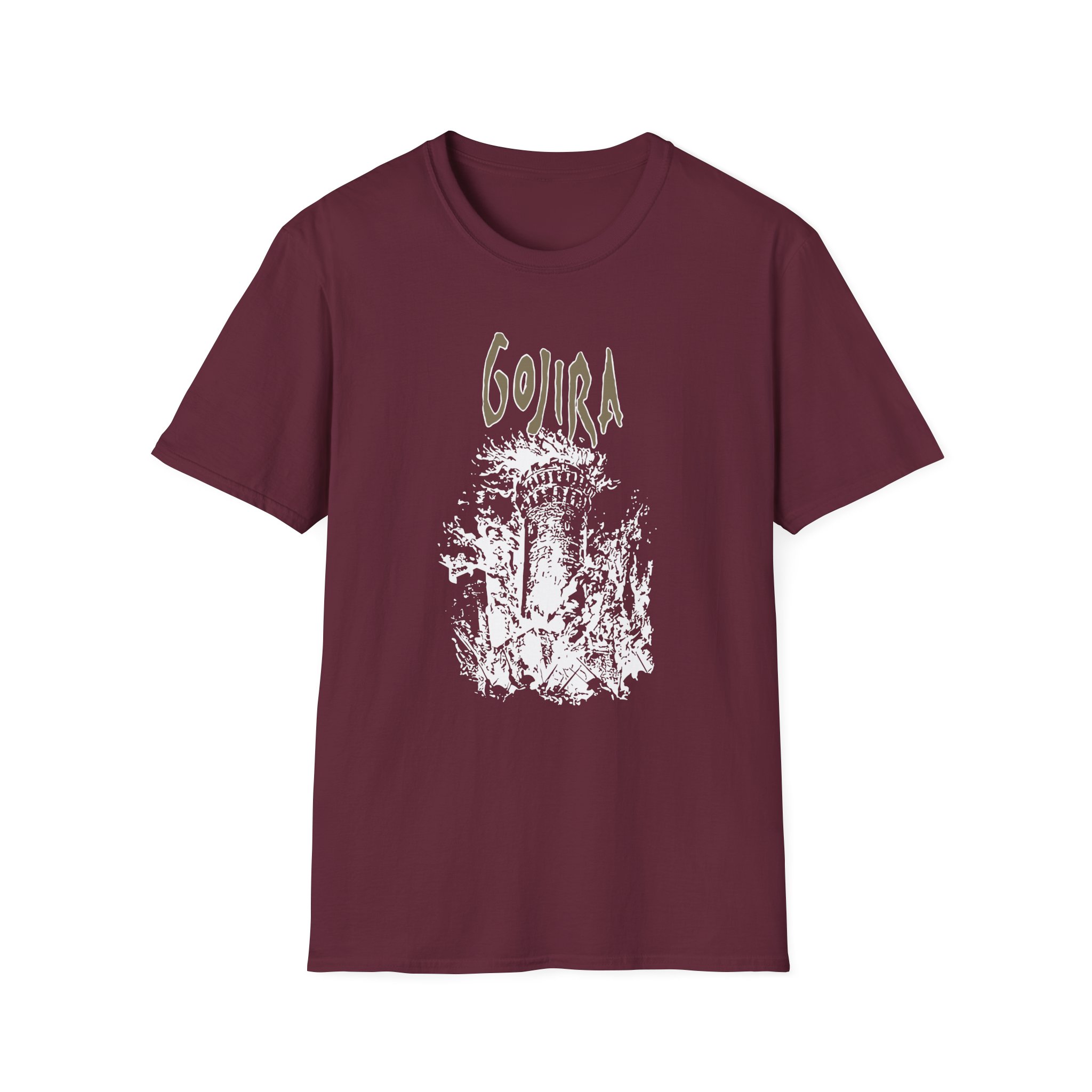 Gojira Castle Burning Unisex Softstyle T-Shirt