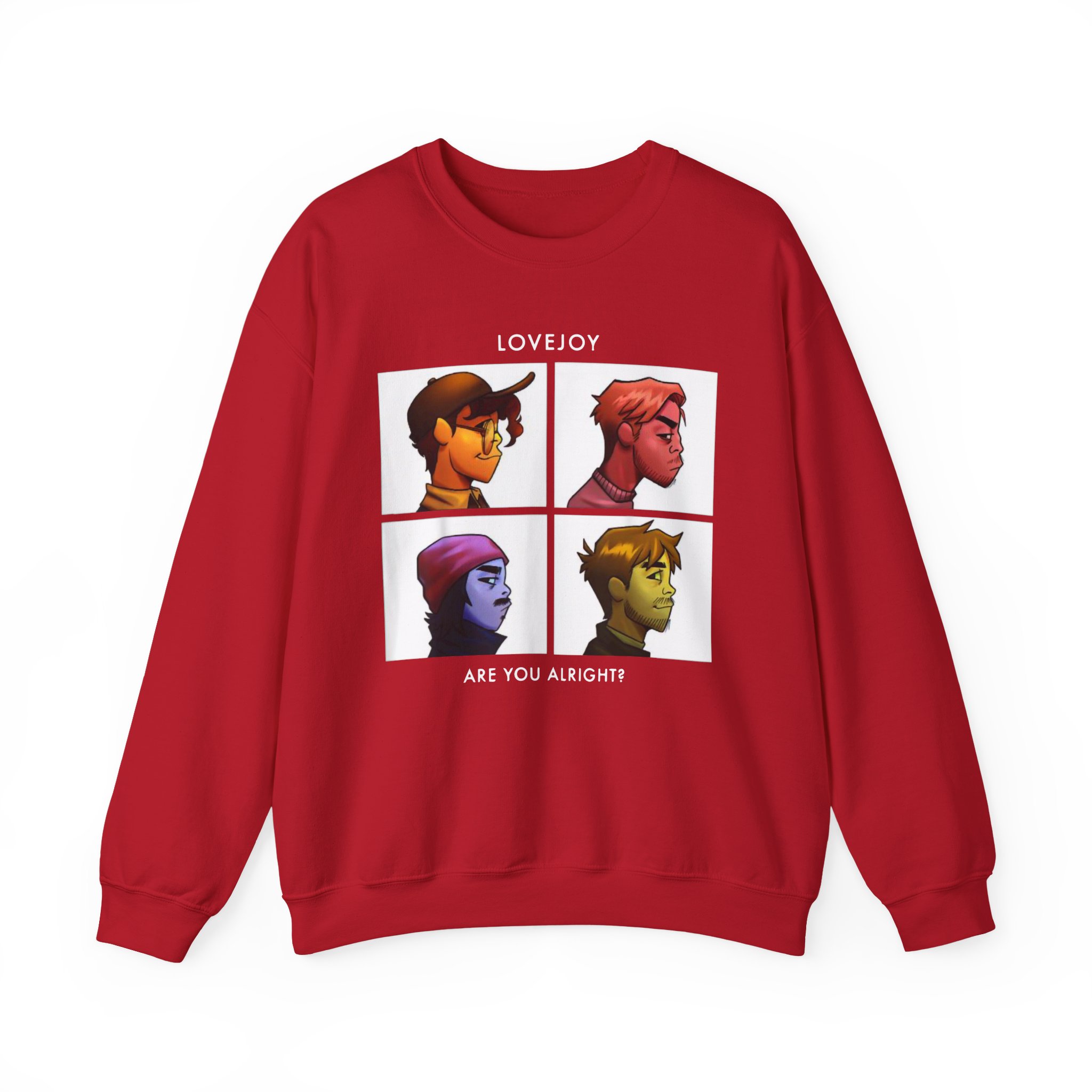 Lovejoy Are You Alright Unisex Heavy Blendâ„¢ Crewneck Sweatshirt