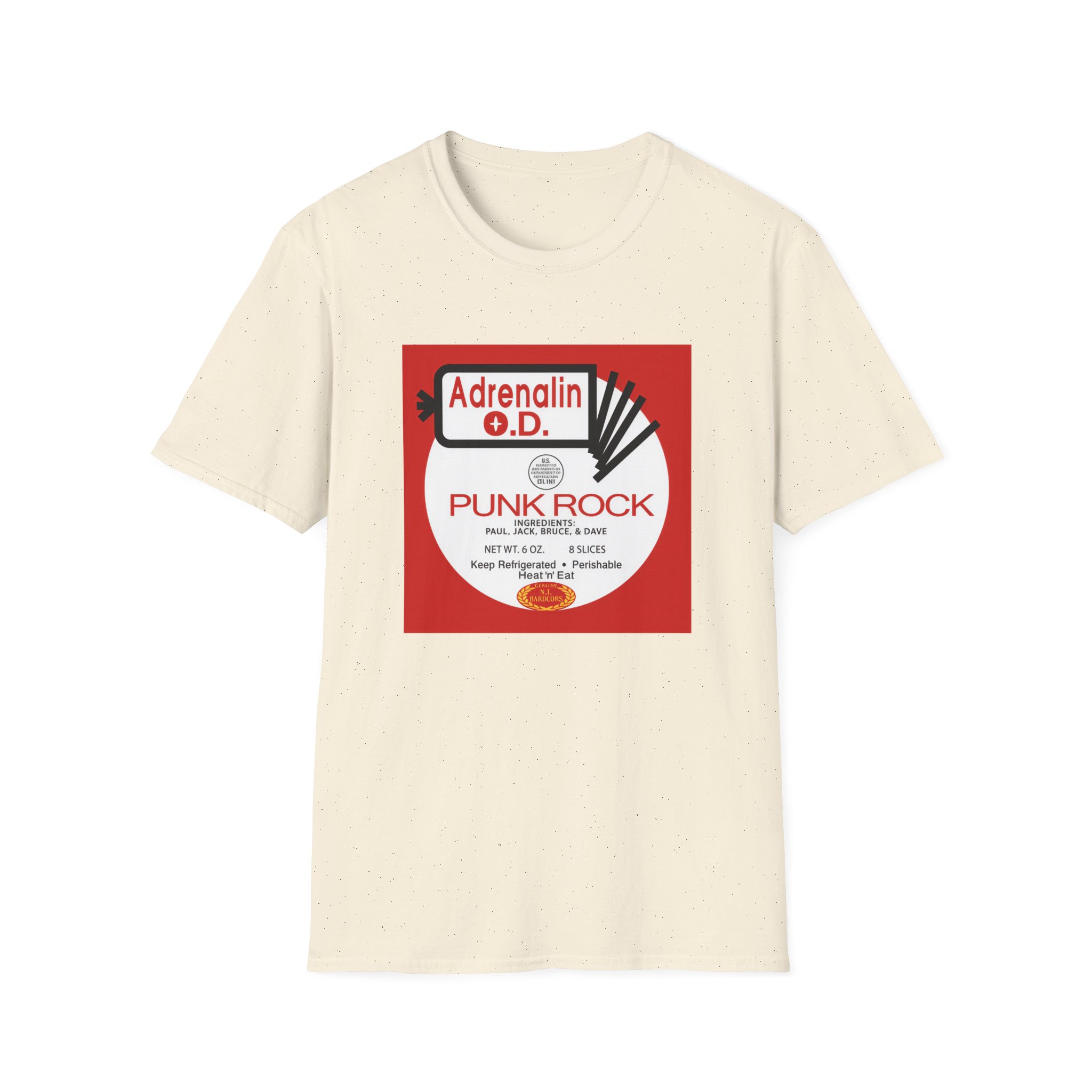 Adrenalin Od Pork Roll Unisex Softstyle T-Shirt